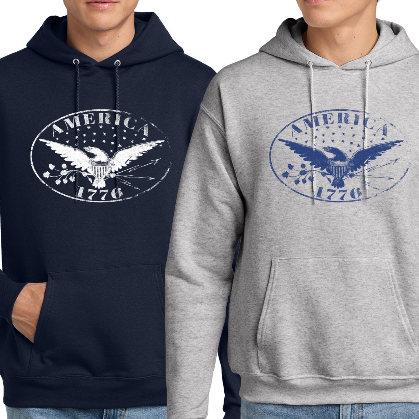 "America 1776" Hooded sweatshirt