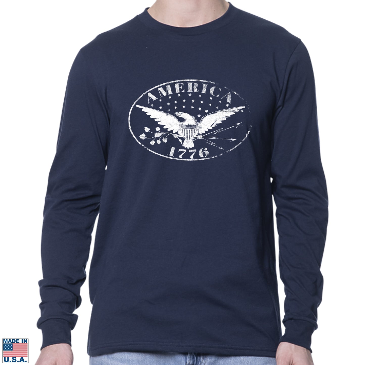 "America 1776" Long-sleeved Shirt — Made in America