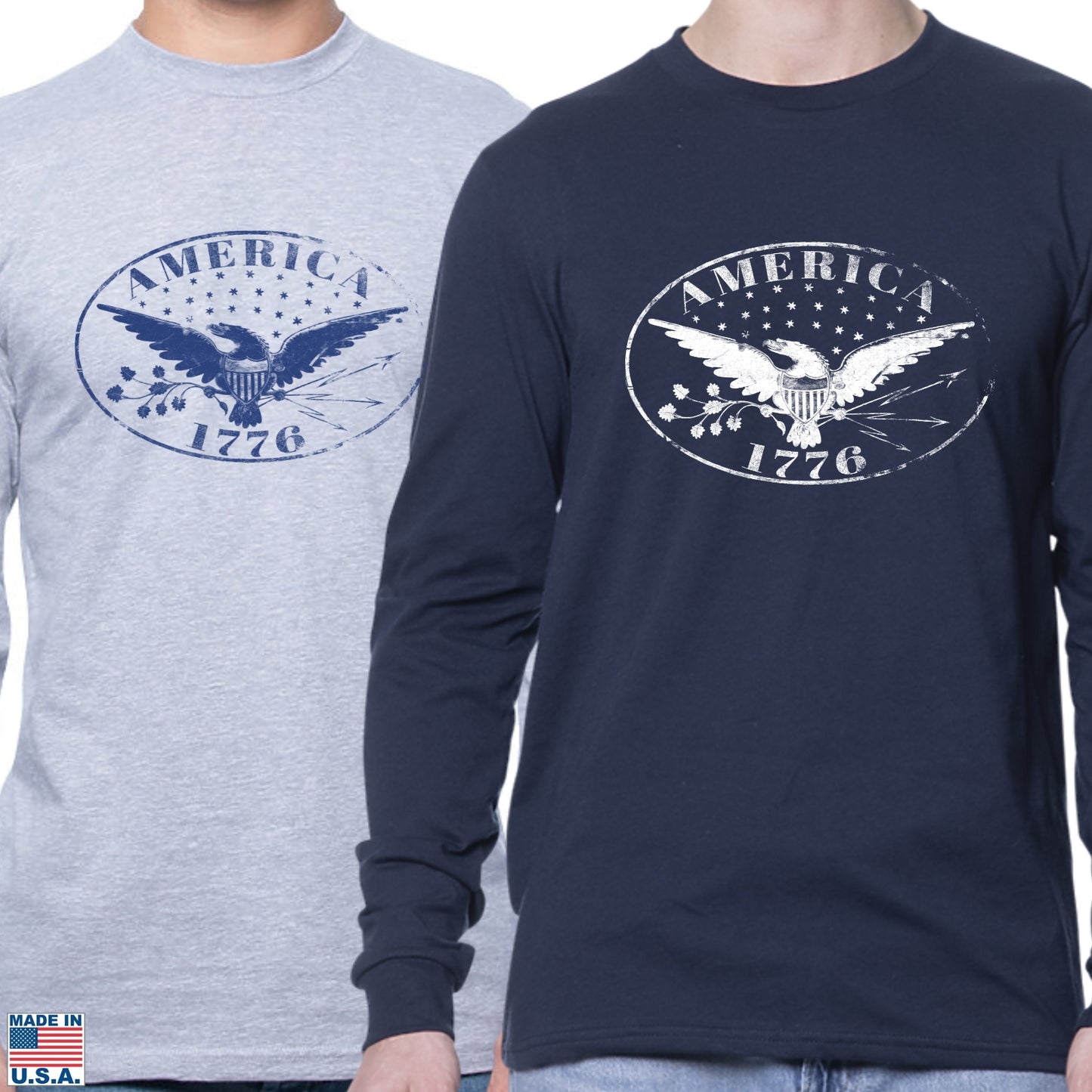 "America 1776" Long-sleeved Shirt — Made in America