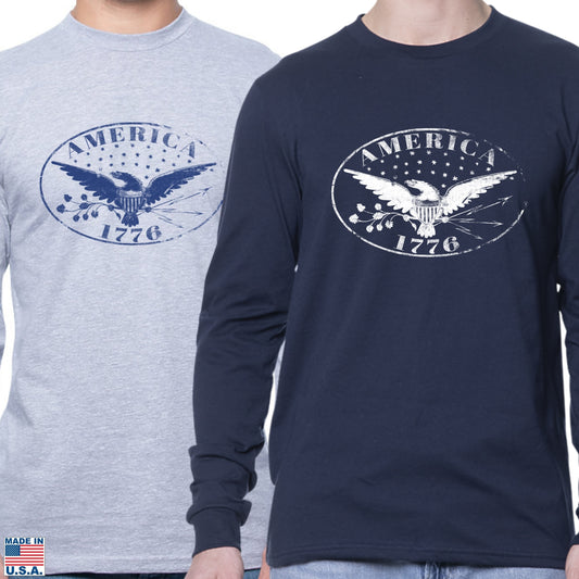 "America 1776" Long-sleeved Shirt — Made in America