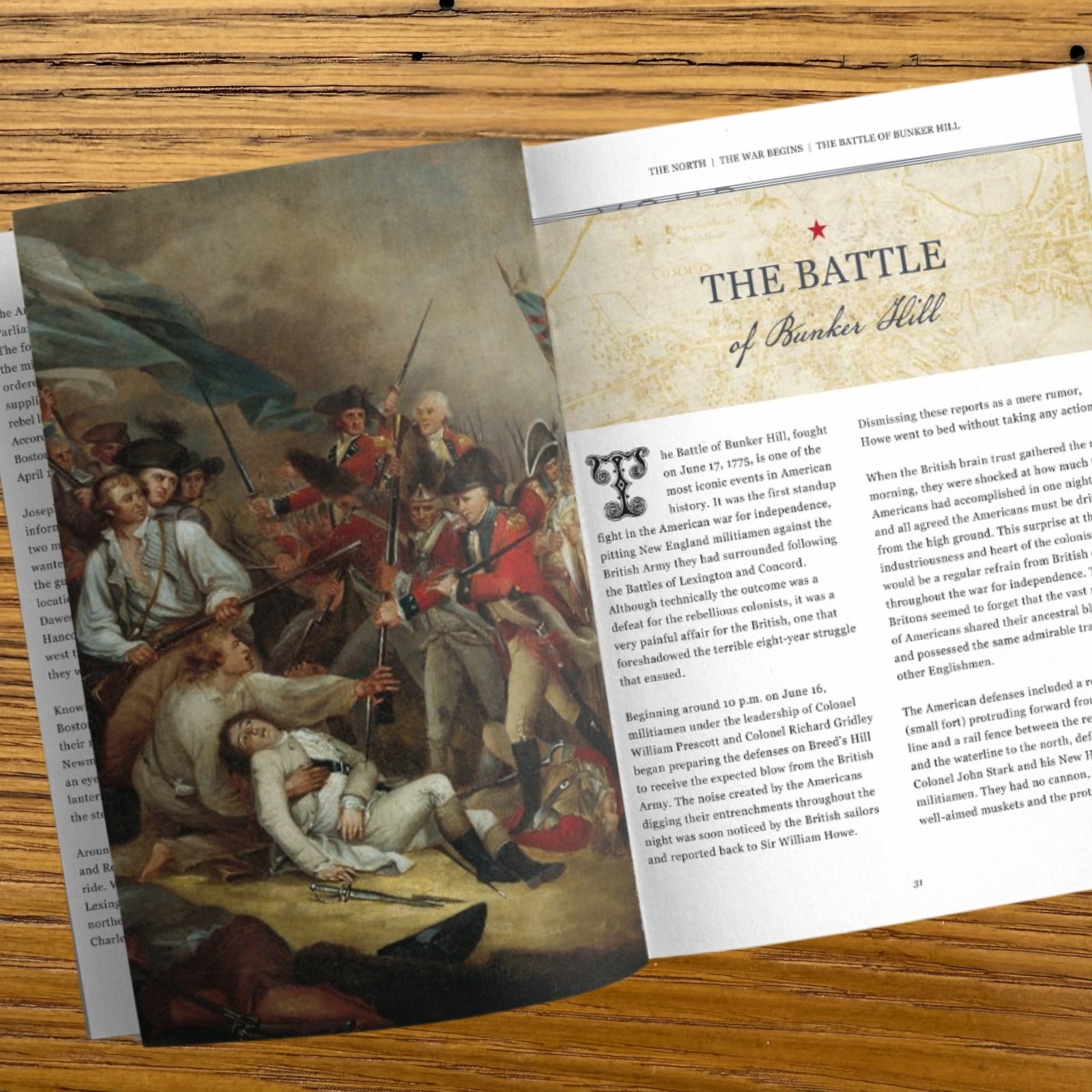 Chapter on Battle of Bunker Hill from the "America Victorious" — Signed by author, Tom Hand from The History List store