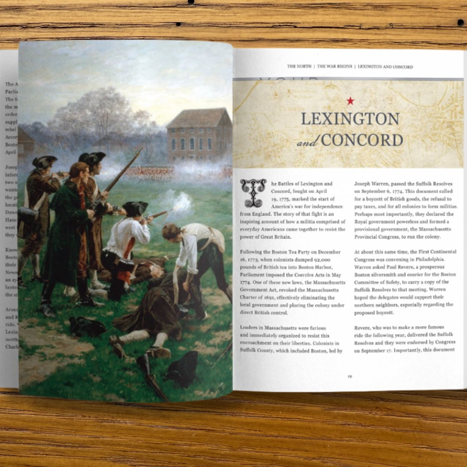 Chapter on Lexington and Concord from "America Victorious" — Signed by author, Tom Hand from The History List store