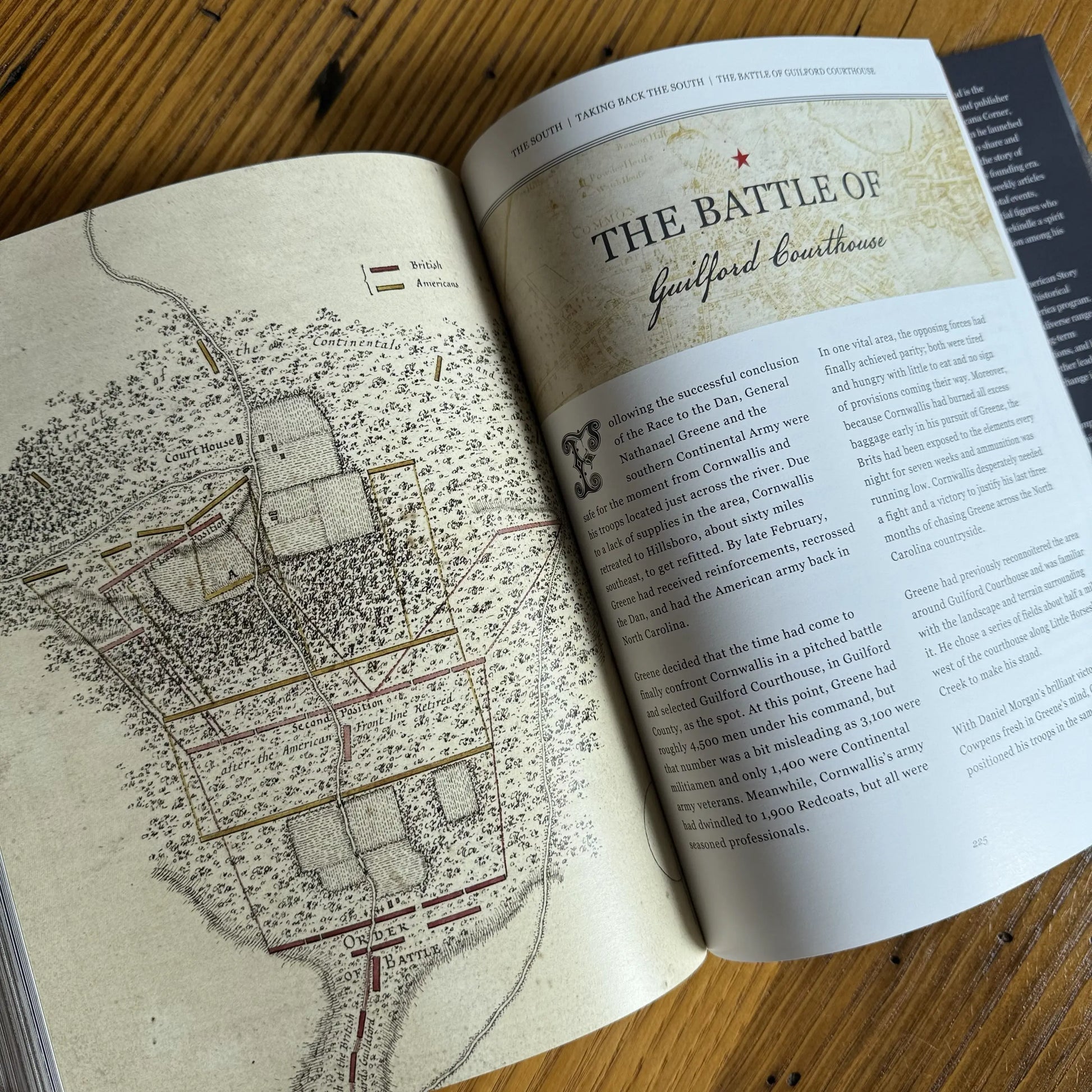 Chapter on Battle of Guilford Courthouse on "America Victorious" — Signed by author, Tom Hand from The History List store