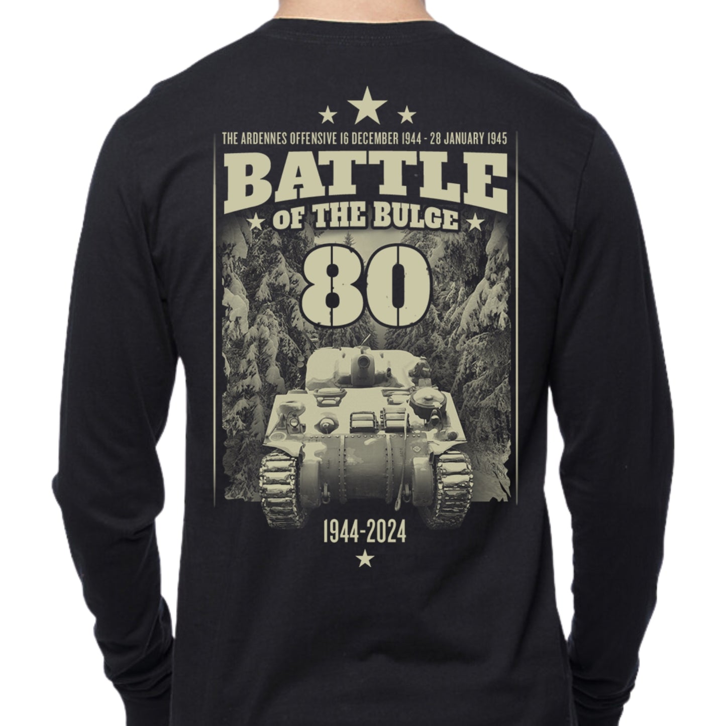 The Battle of the Bulge - 80th Anniversary Made in America Long-sleeved shirt