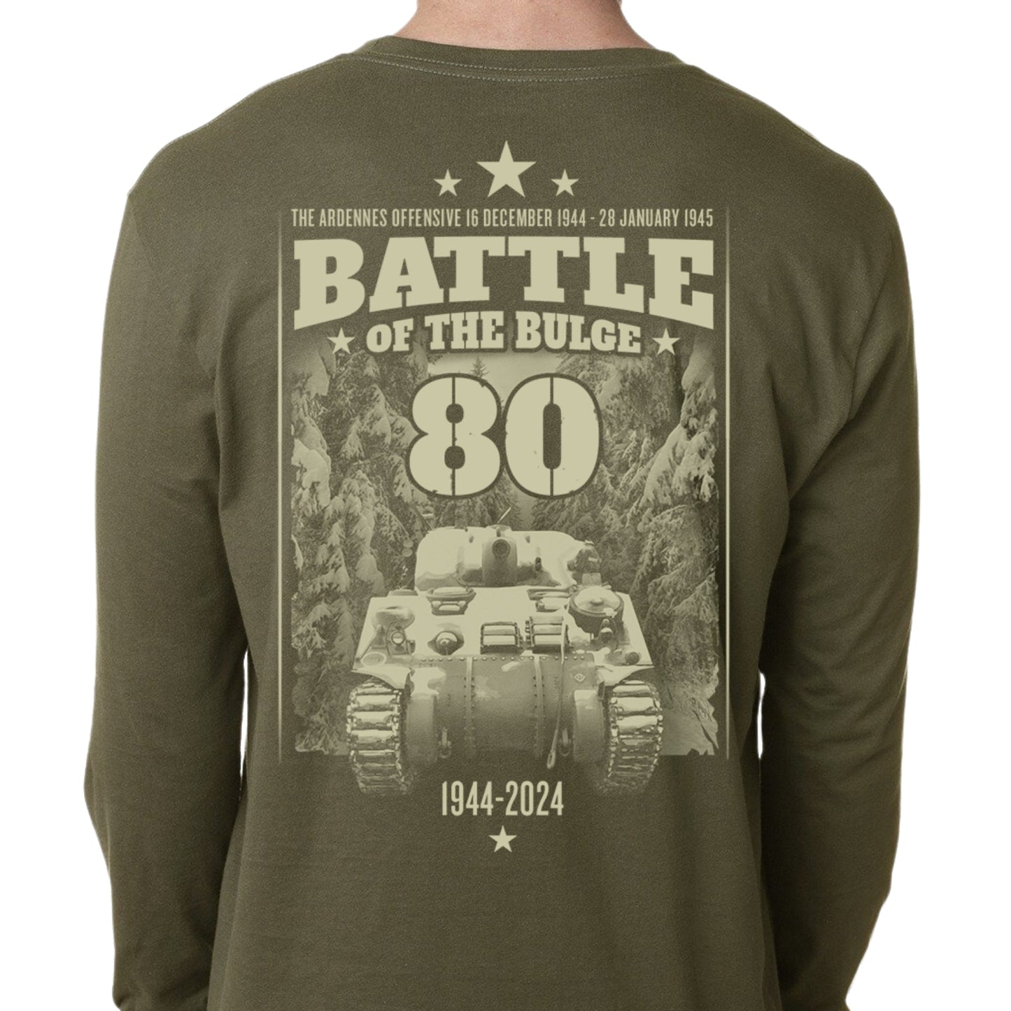 The Battle of the Bulge - 80th Anniversary Made in America Long-sleeved shirt