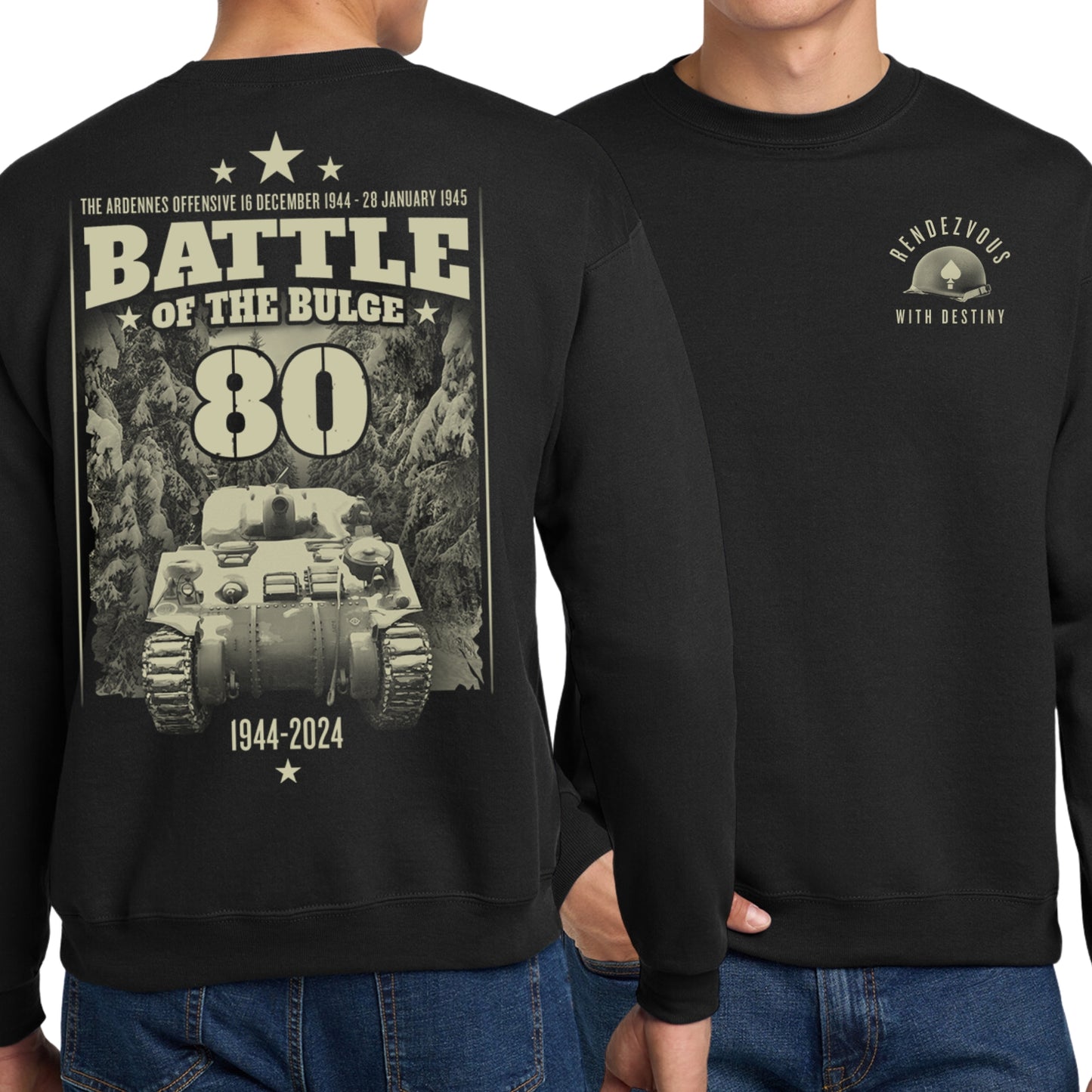 The Battle of the Bulge - 80th Anniversary Crewneck sweatshirt