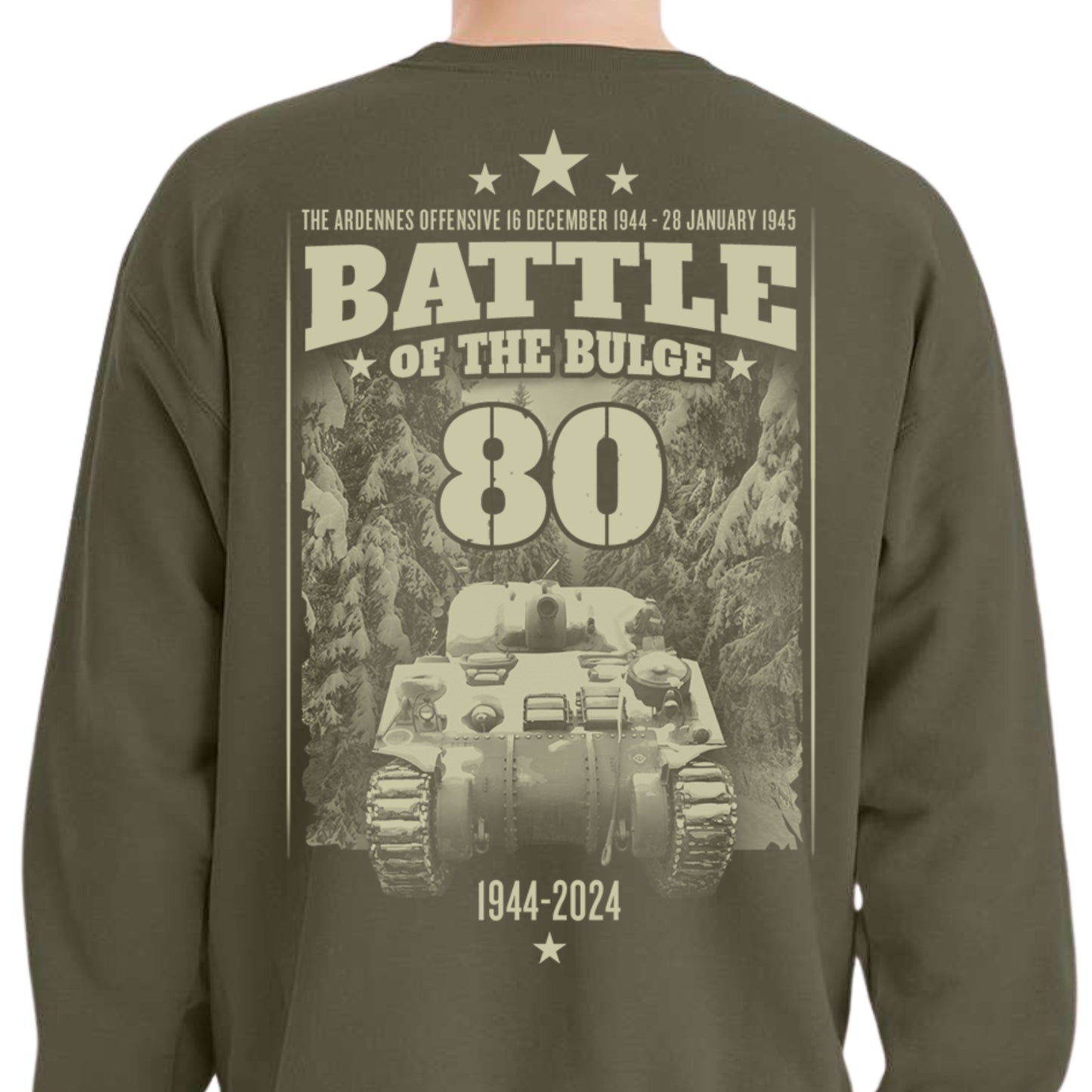 The Battle of the Bulge - 80th Anniversary Crewneck sweatshirt