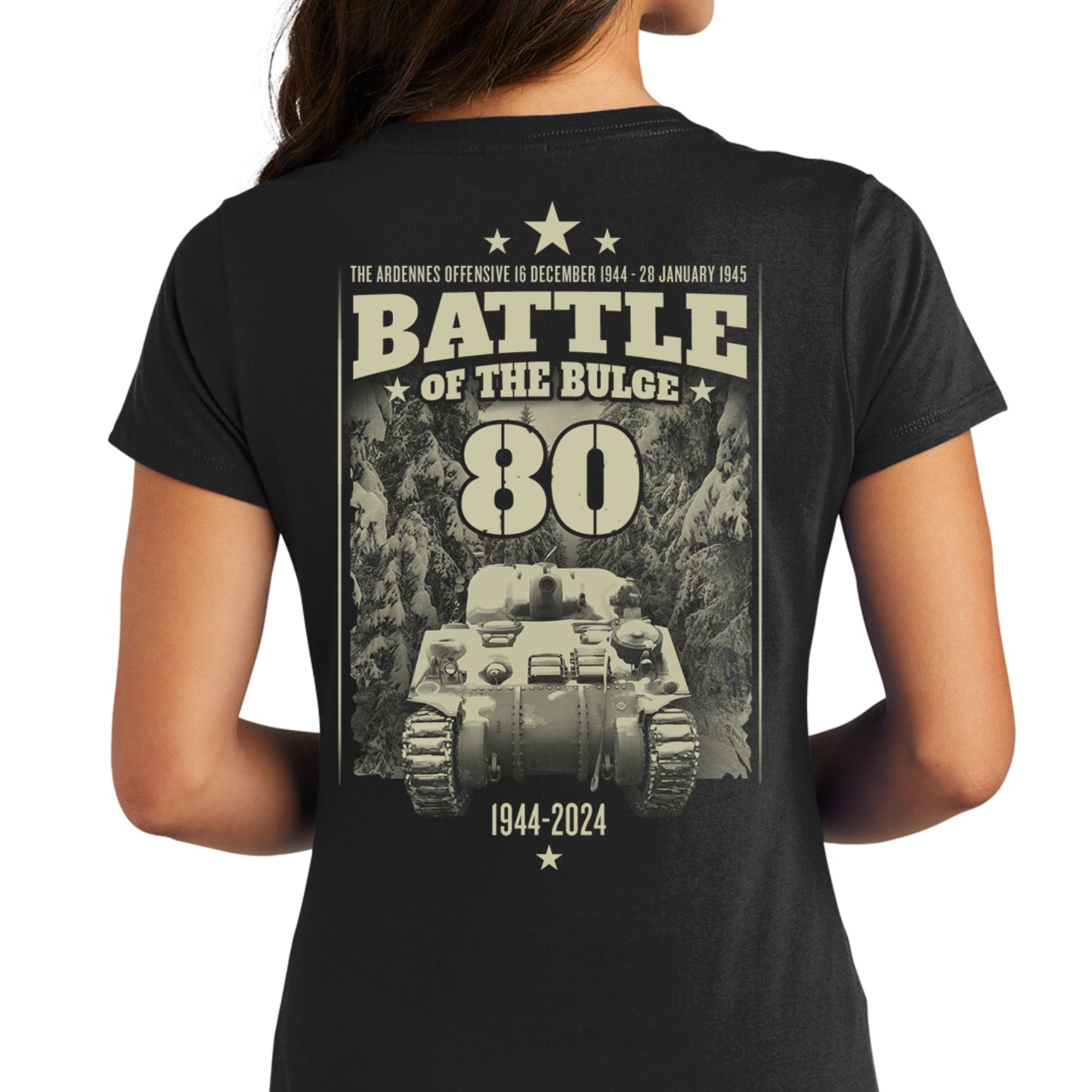 The Battle of the Bulge - 80th Anniversary Women's v-neck shirt