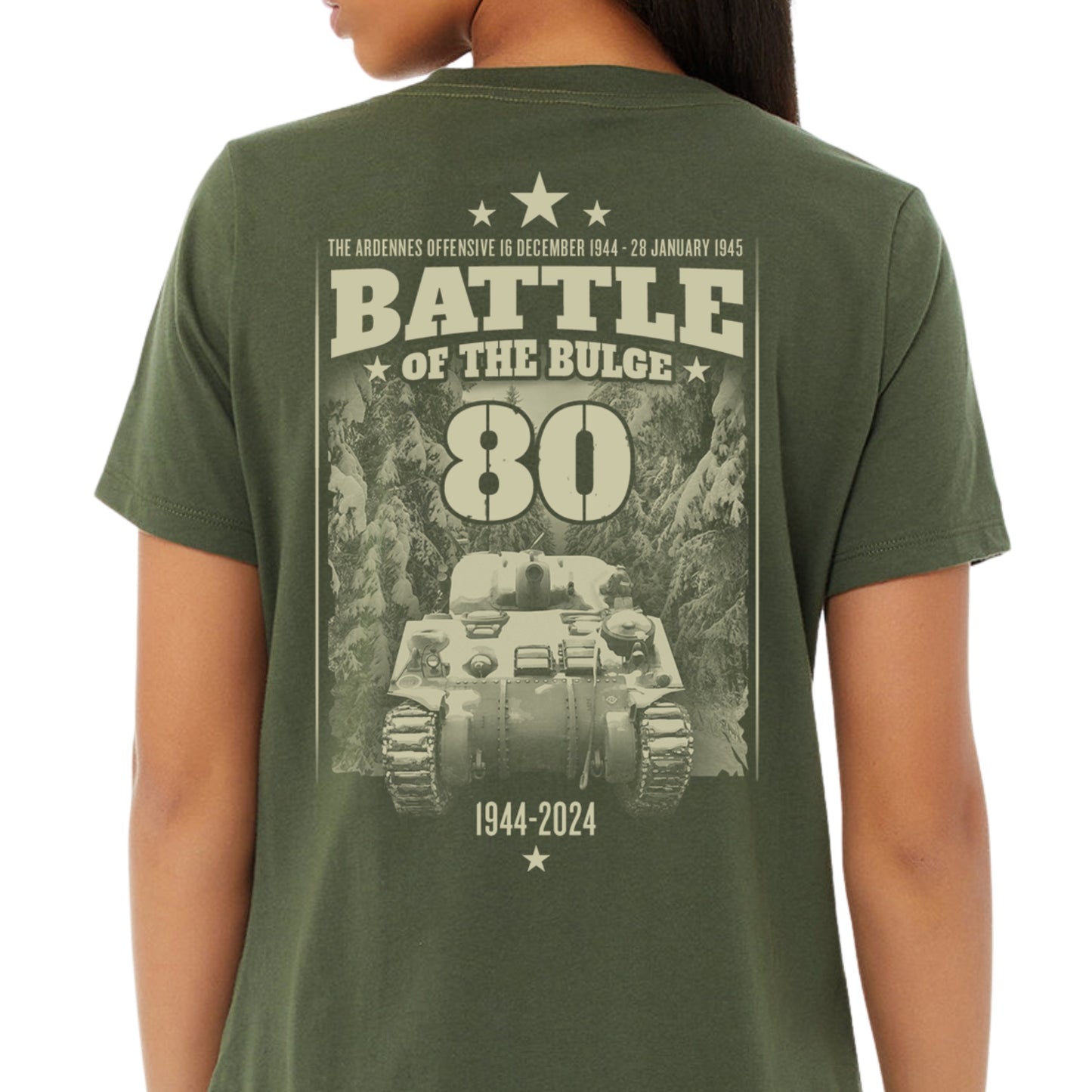 The Battle of the Bulge - 80th Anniversary Women's v-neck shirt