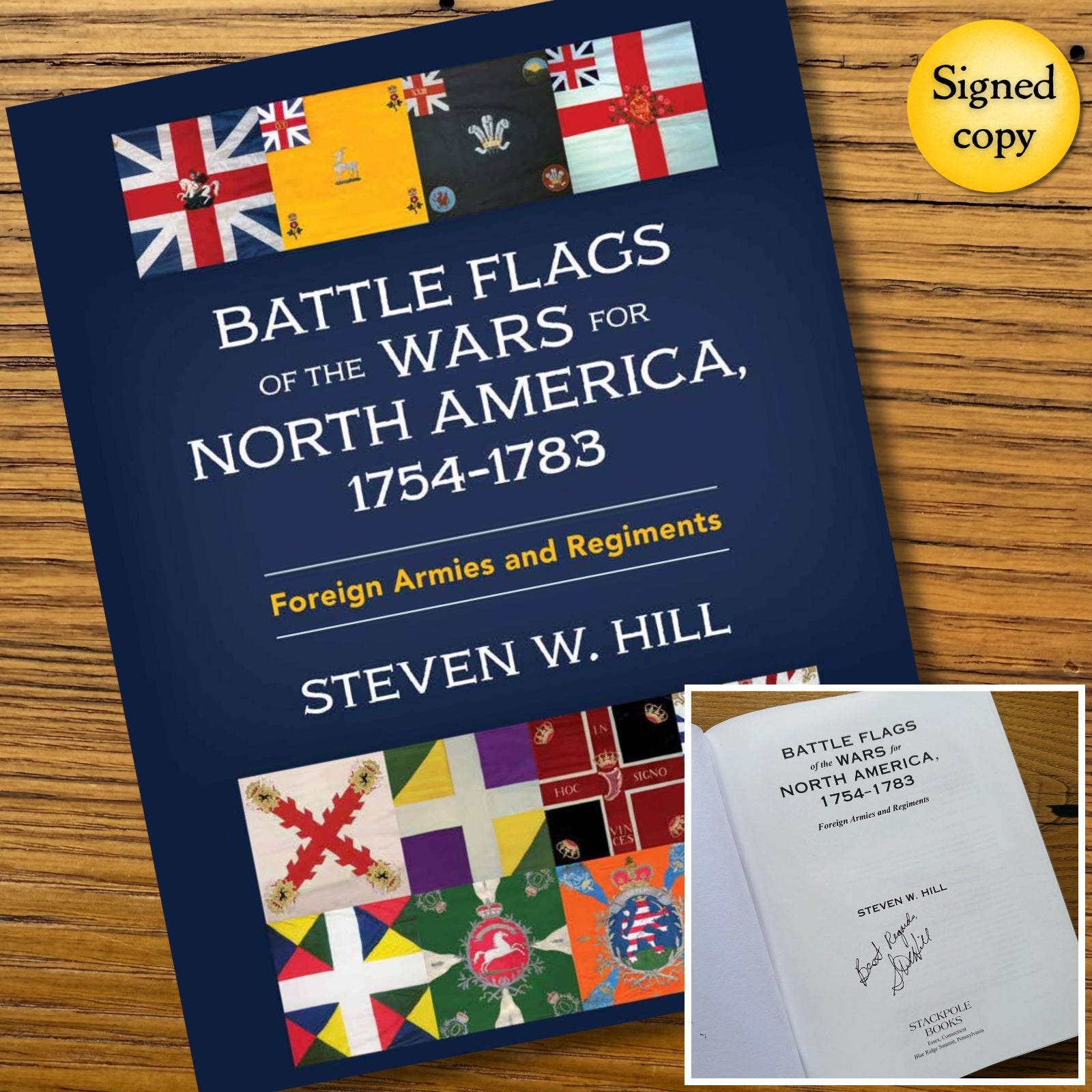 Battle Flags of the Wars for North America by Steven Hill from The History List store