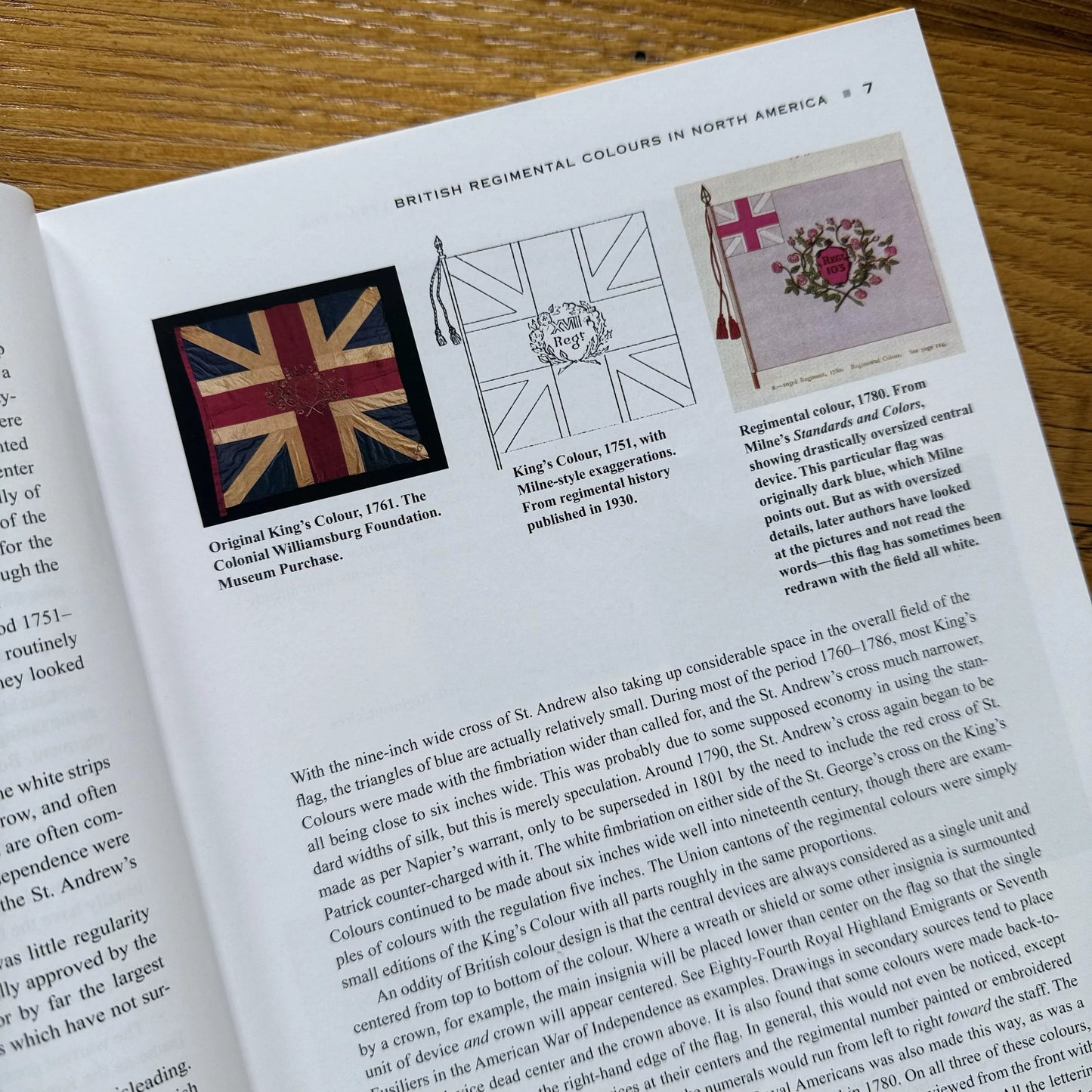 page 7 of Battle Flags of the Wars for North America by Steven Hill from The History List store