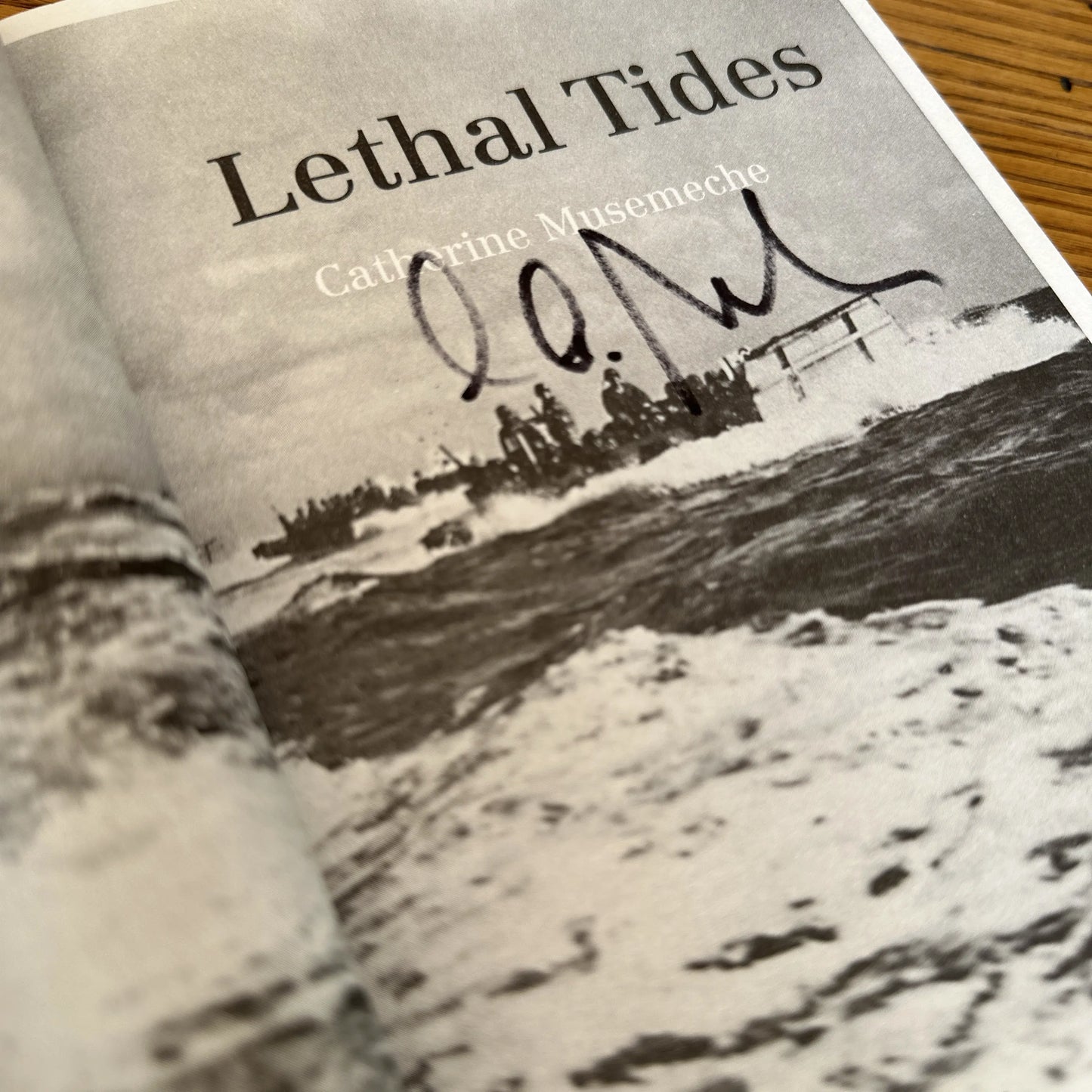 "Lethal Tides: Mary Sears and the Marine Scientists Who Helped Win World War II" — Signed by the Author Catherine Musemeche