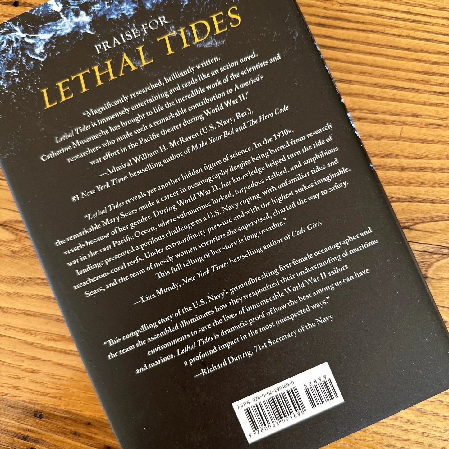 "Lethal Tides: Mary Sears and the Marine Scientists Who Helped Win World War II" — Signed by the Author Catherine Musemeche