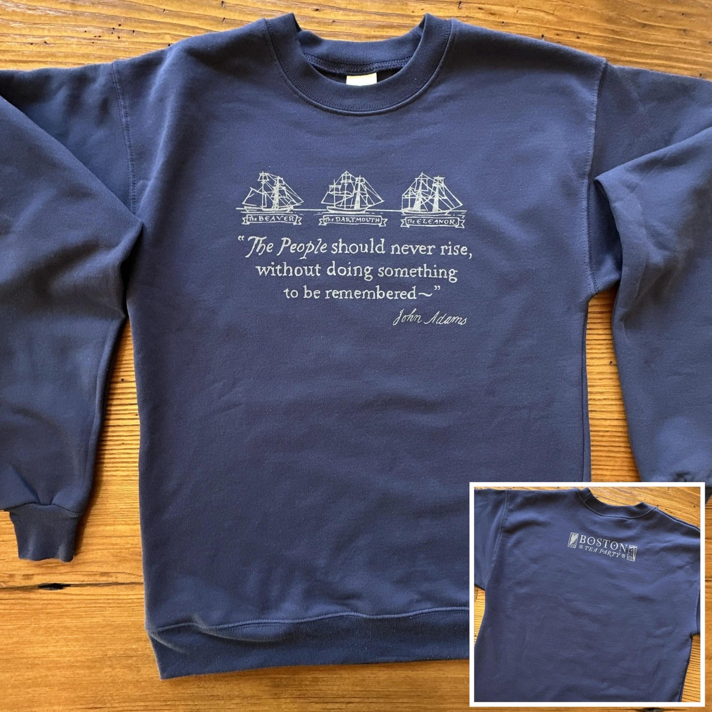 Boston Tea Party 250th Anniversary Crewneck sweatshirt