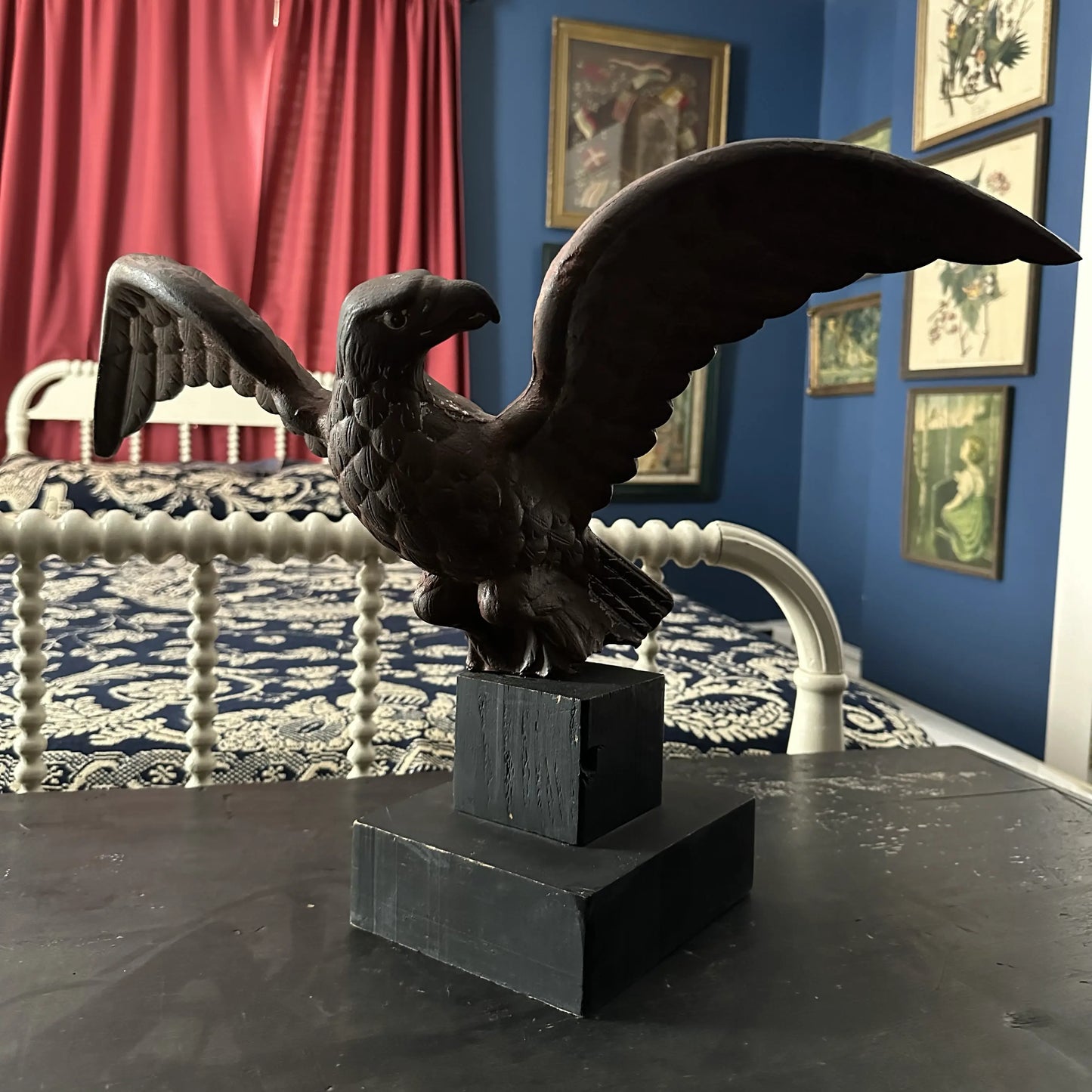 Cast iron eagle — 19th / 20th C.