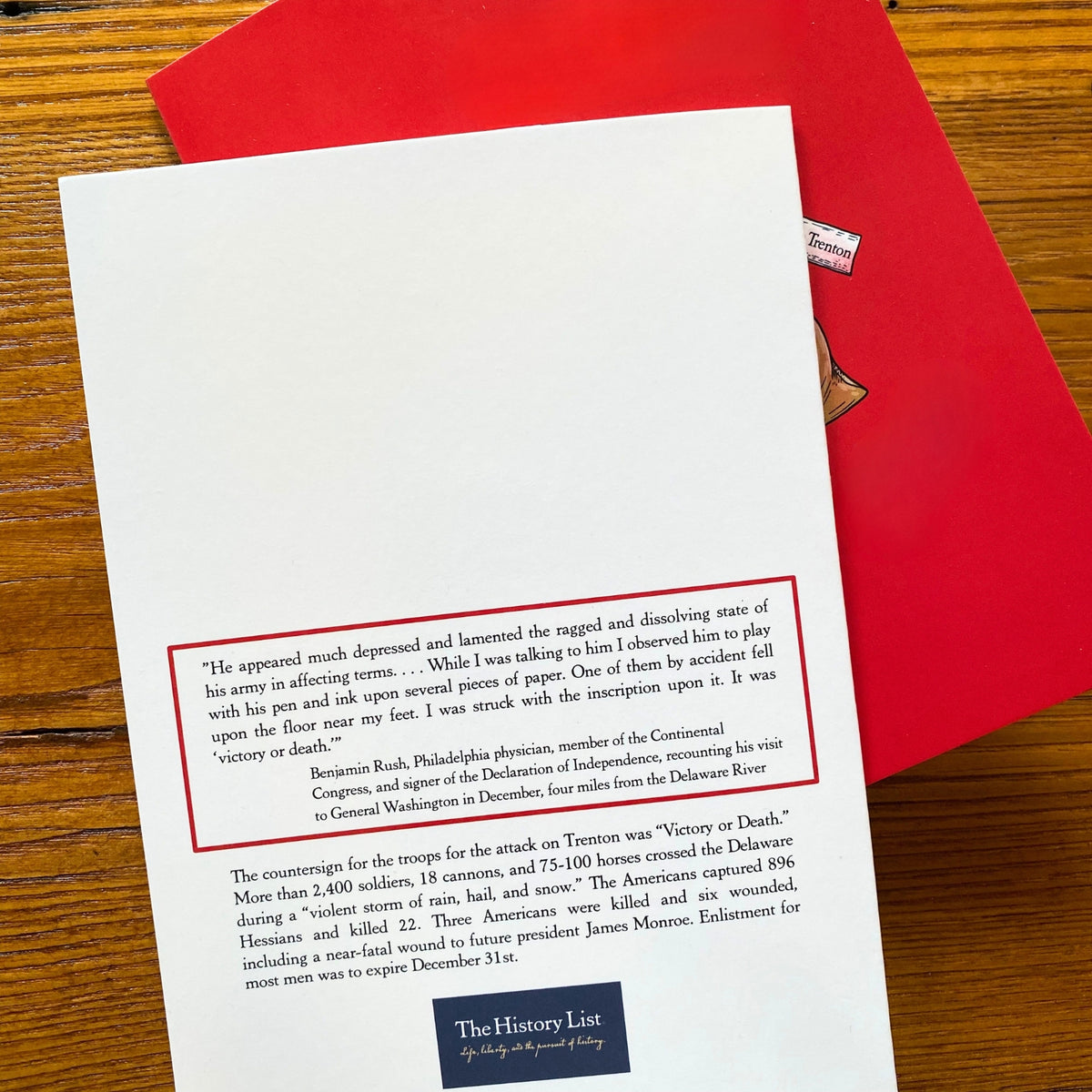 George Washington's Christmas Day Crossing of the Delaware Note cards with envelopes - Set of 10
