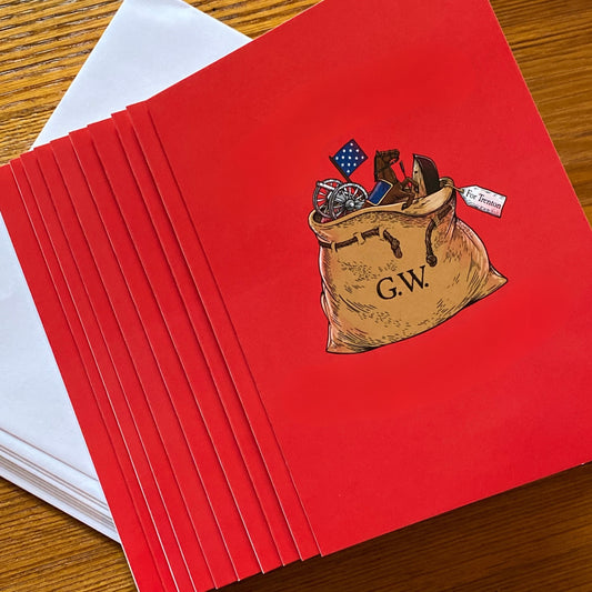 George Washington's Christmas Day Crossing of the Delaware Note cards with envelopes - Set of 10