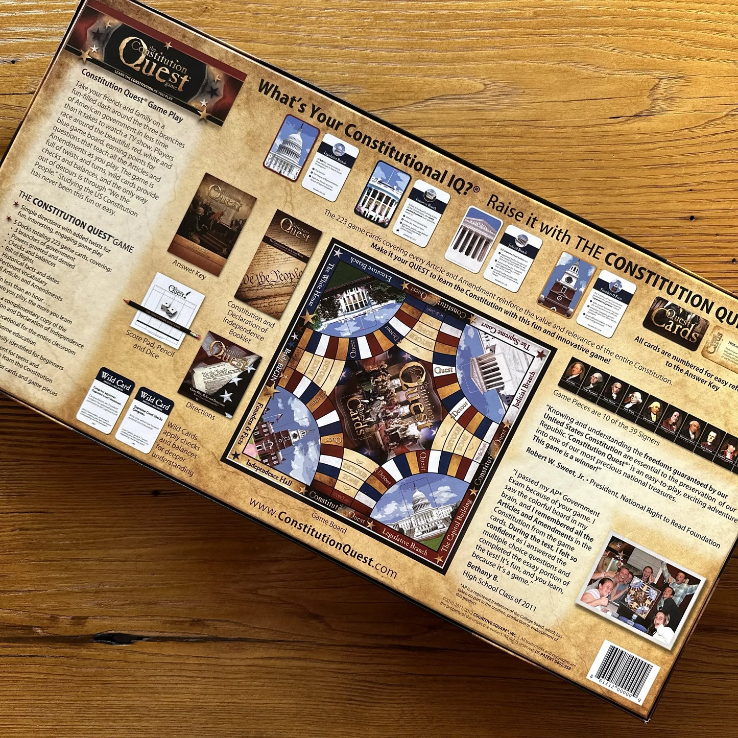 The Constitution Quest Game