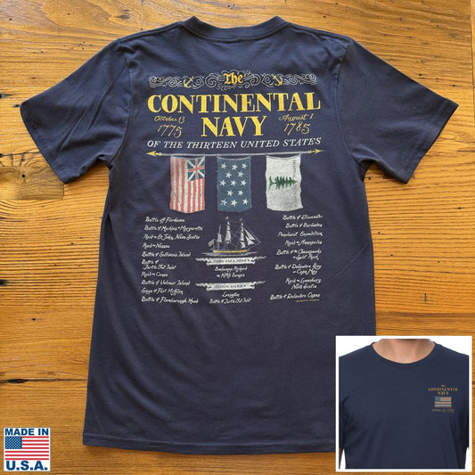 "The Continental Navy" Made in America Shirt