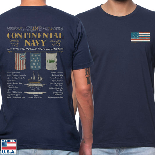 "The Continental Navy" Made in America Shirt