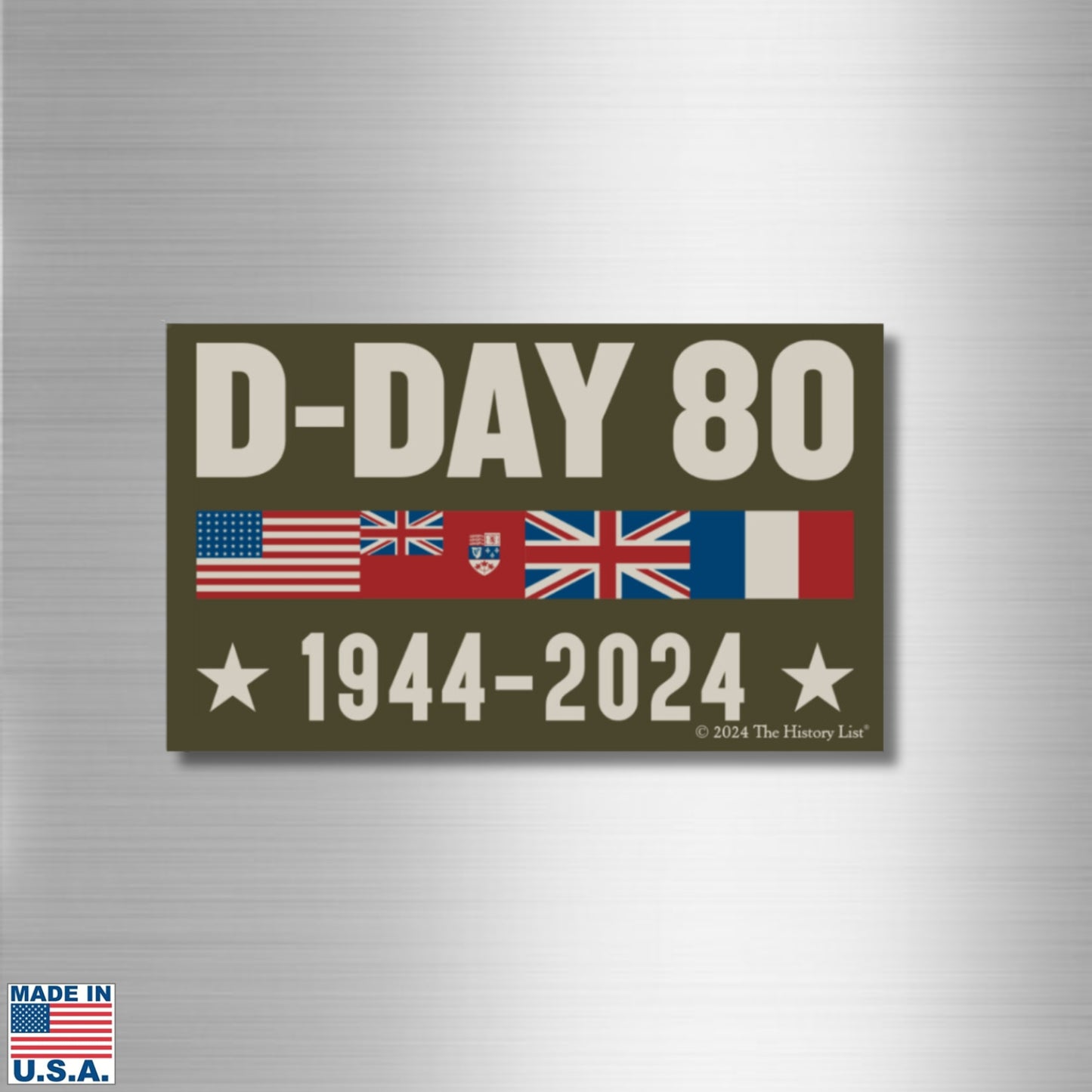 D-Day 80th Anniversary Magnet