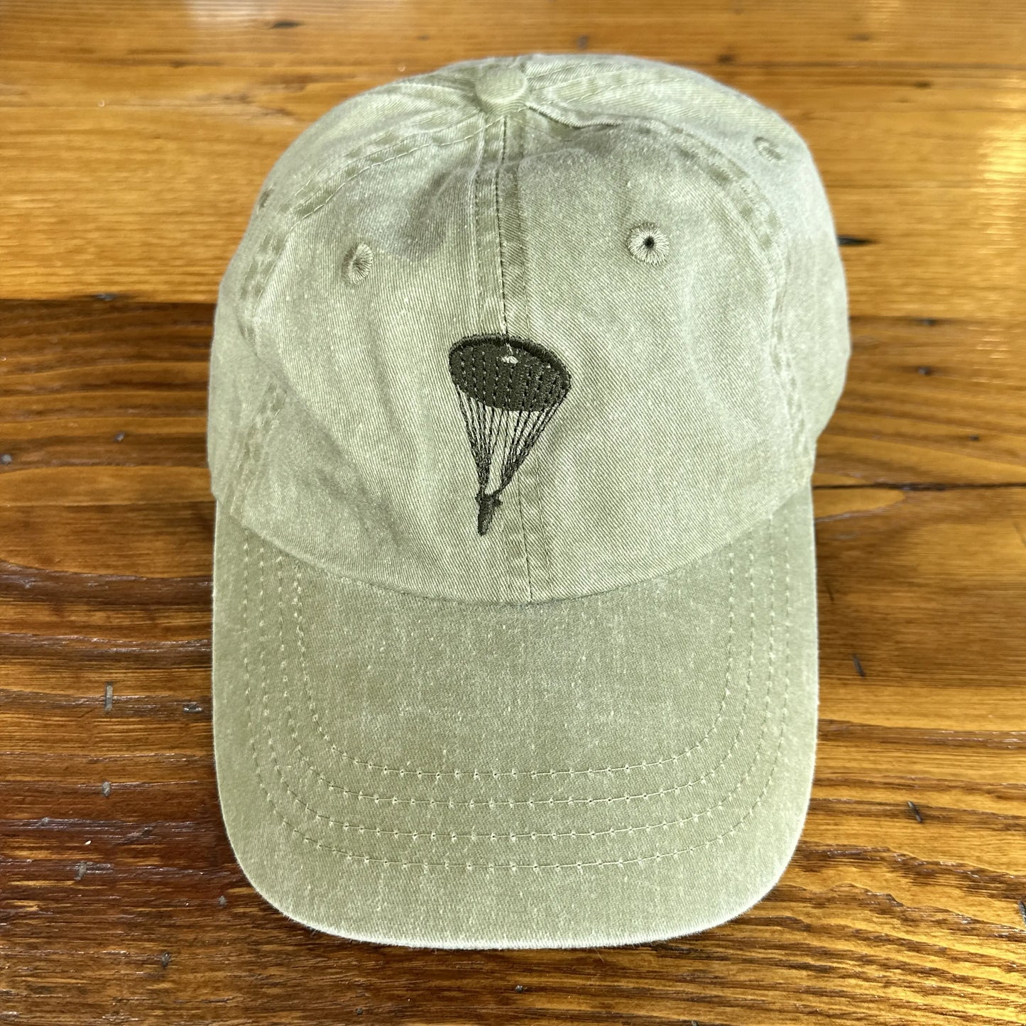 D-Day cap with WWII paratrooper from The History List store in Khaki