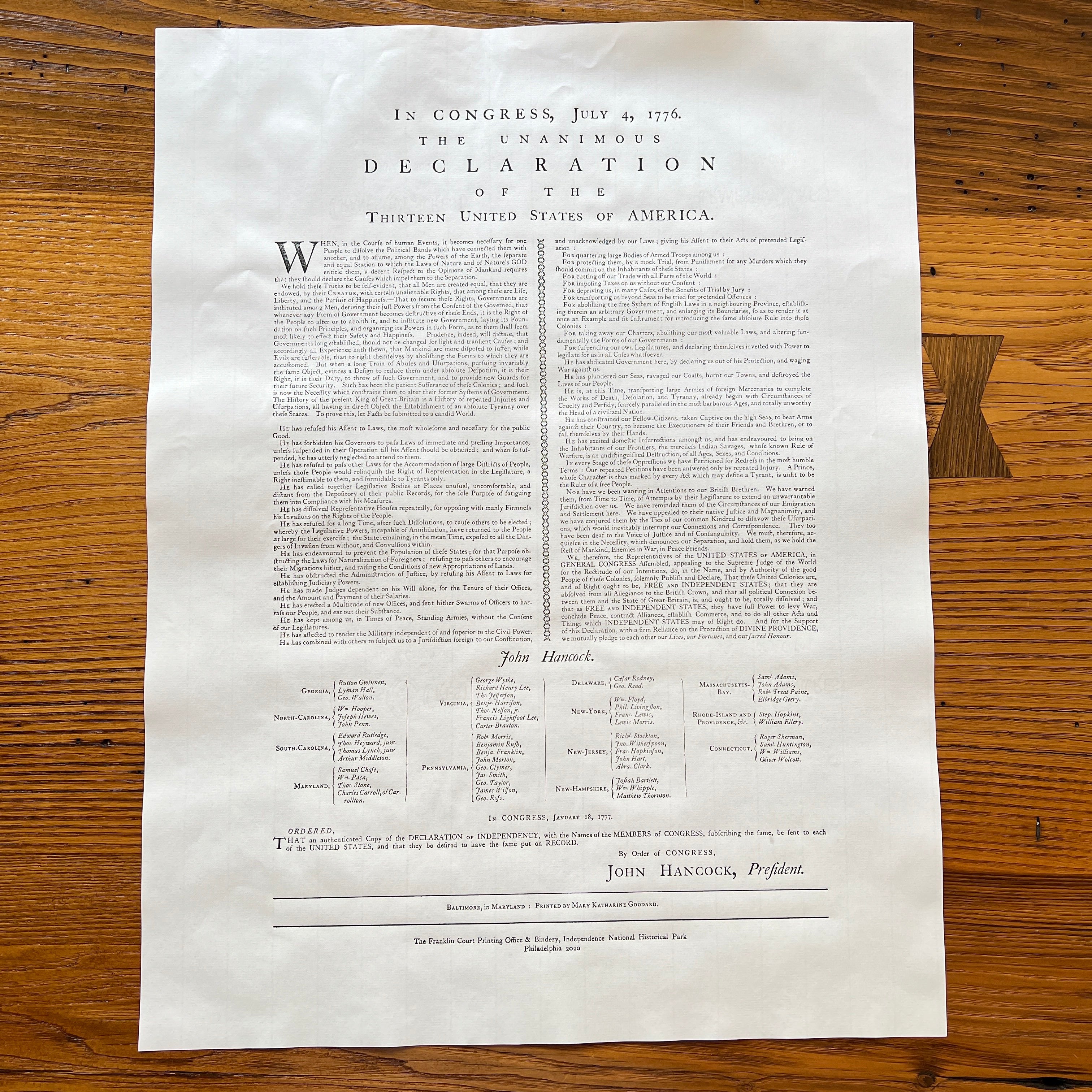Declaration of Independence