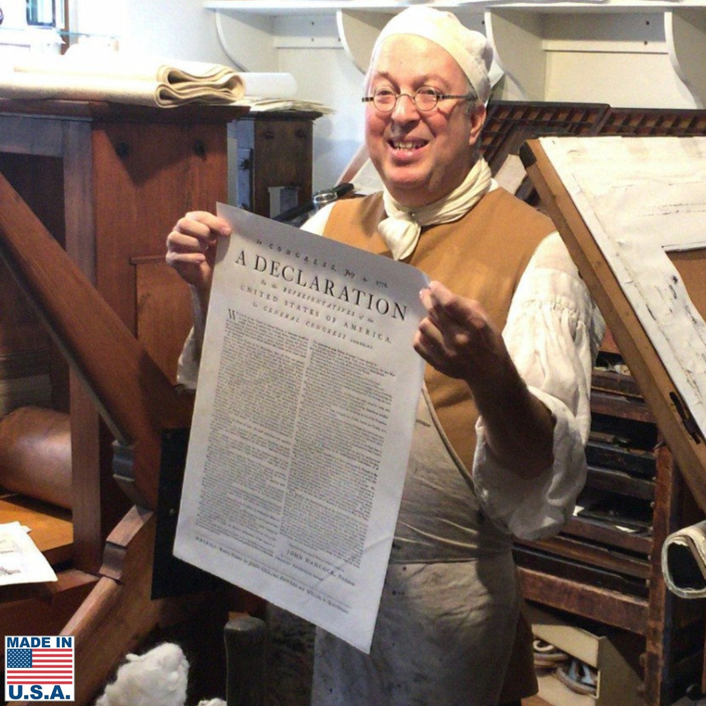"Declaration of Independence" Boston Broadside from the Printing Office of Edes & Gill in Boston