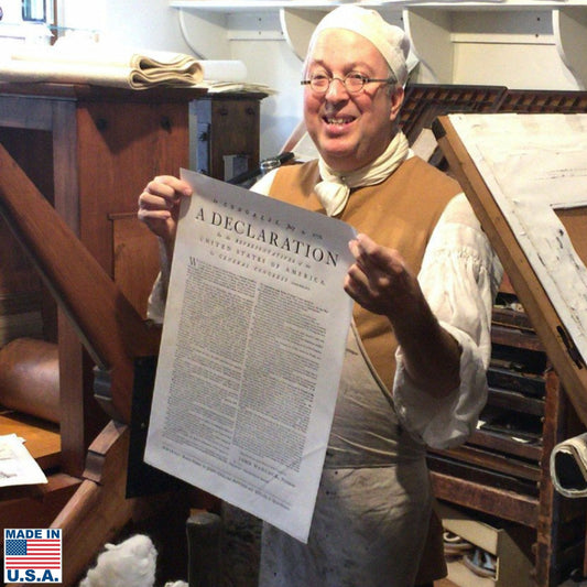 "Declaration of Independence" Boston Broadside from the Printing Office of Edes & Gill in Boston