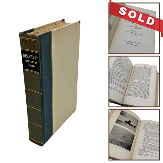 Limted edition signed by Admiral Byrd: "Discovery: The Story of the Second Byrd Antarctic Expedition" — 1935