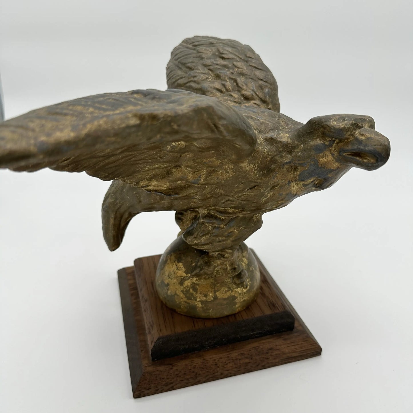 Antique eagle flagpole topper — Early 20th C.