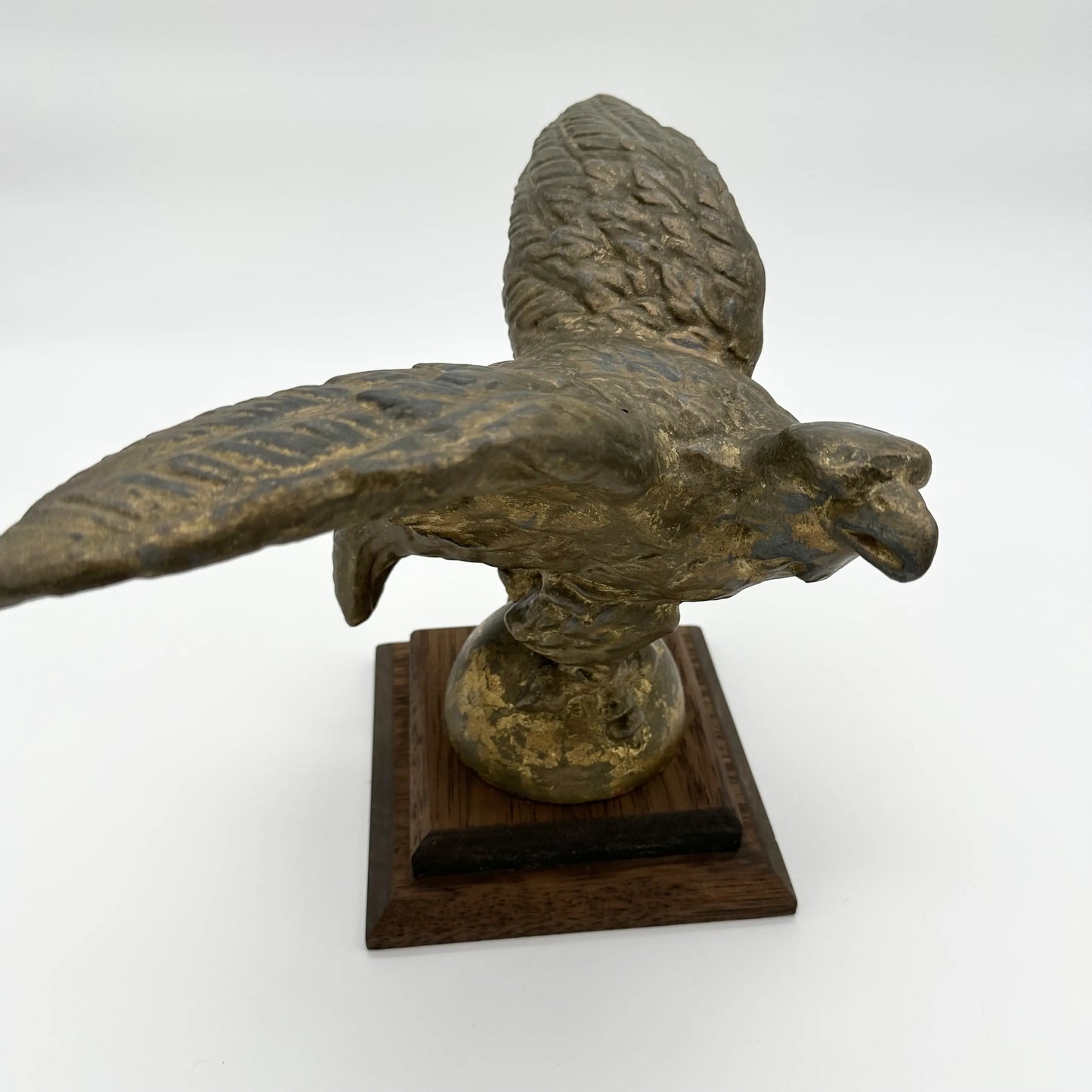 Antique eagle flagpole topper — Early 20th C.