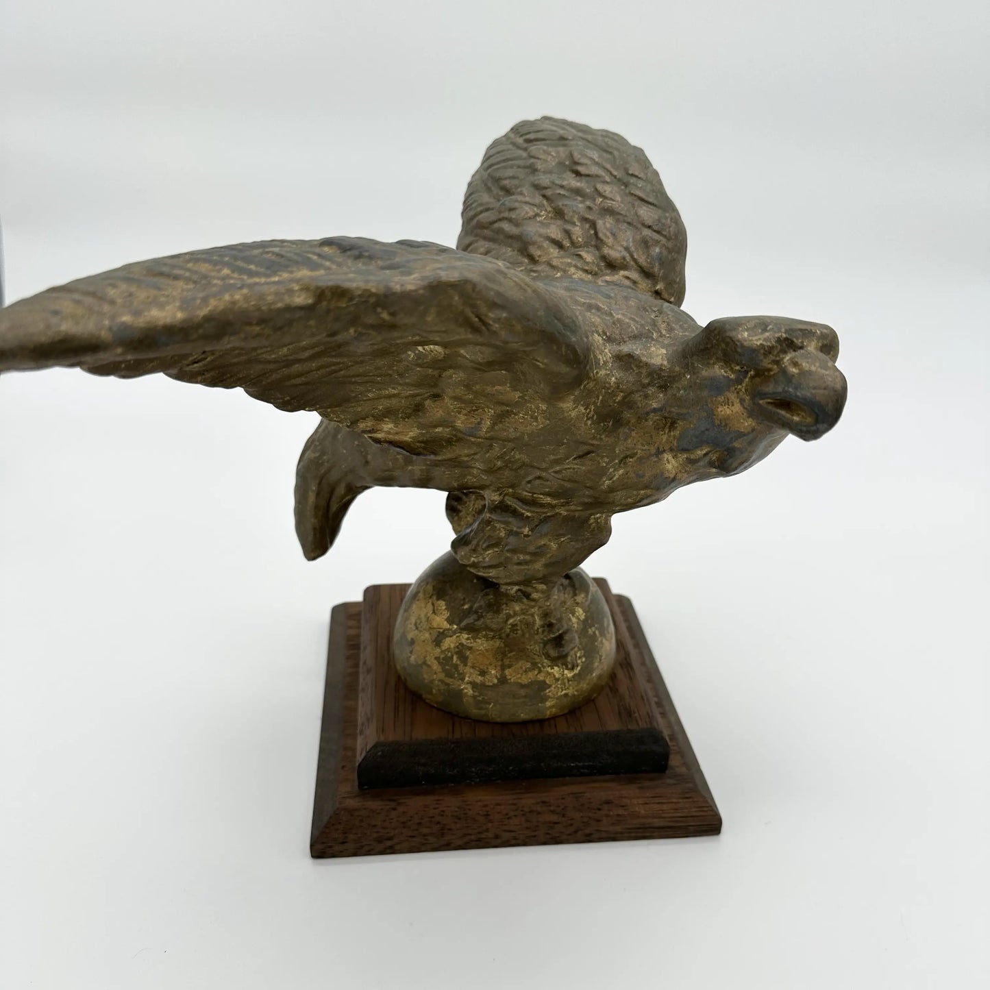 Antique eagle flagpole topper — Early 20th C.