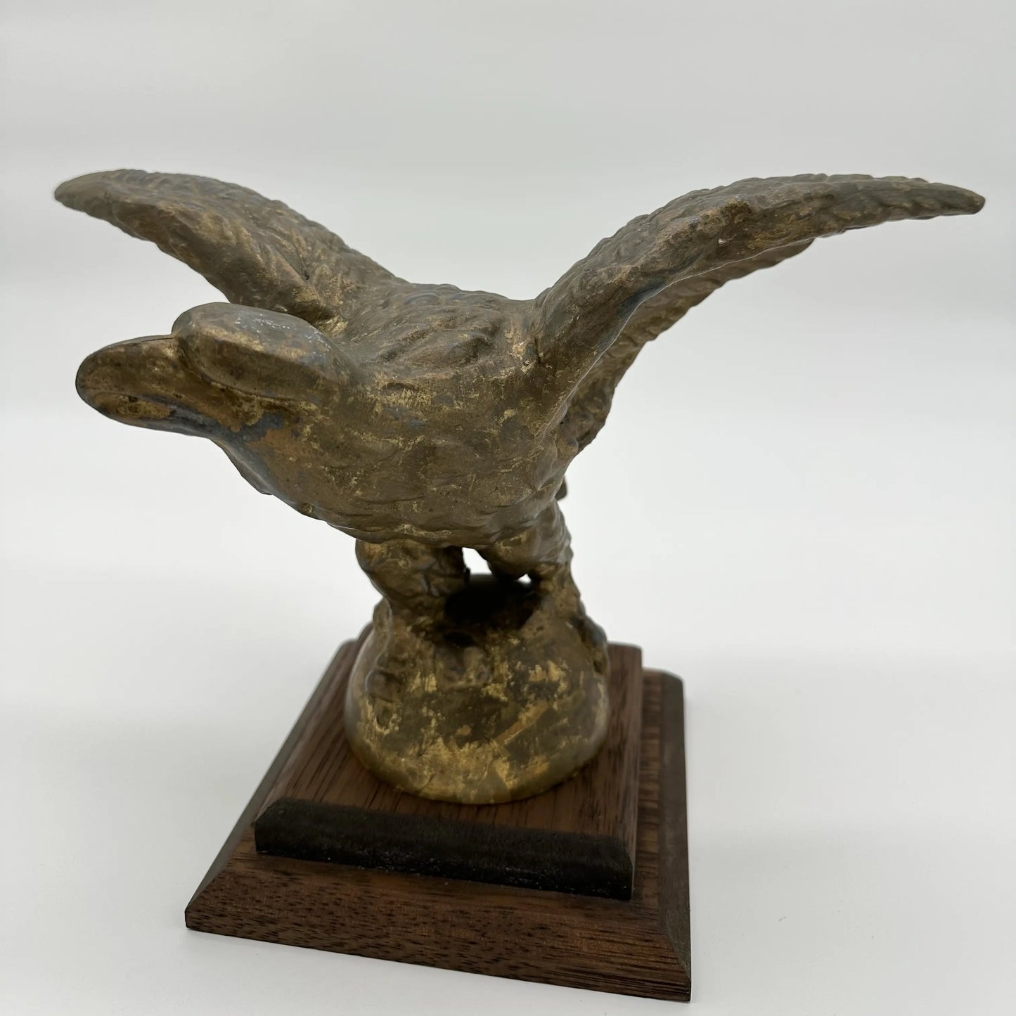 Antique eagle flagpole topper — Early 20th C.