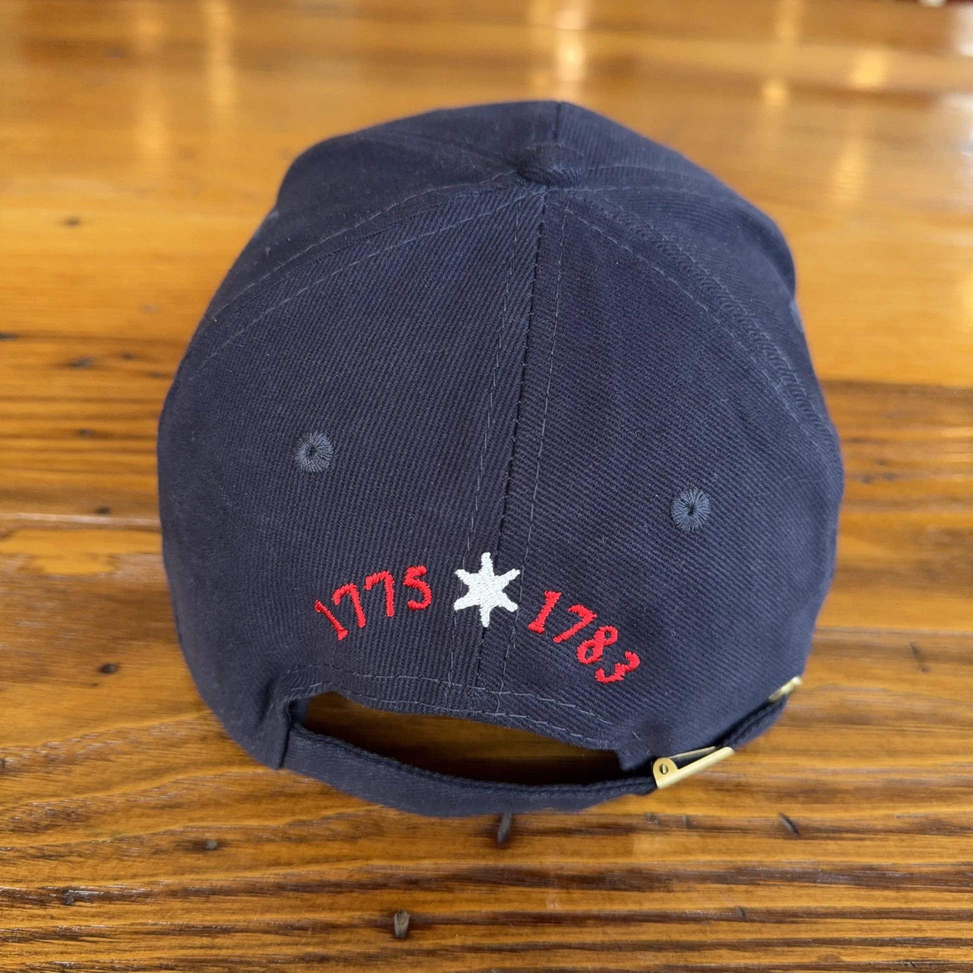 Back of Embroidered General Washington Cap from The History List store