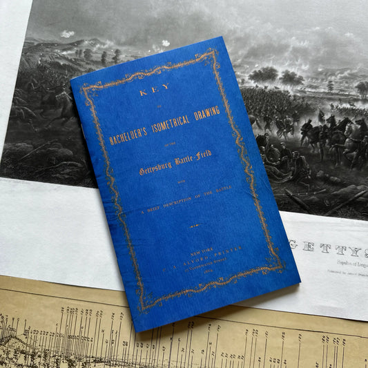 Key to Bachelder's Isometrical Drawing of the Gettysburg Battlefield Booklet