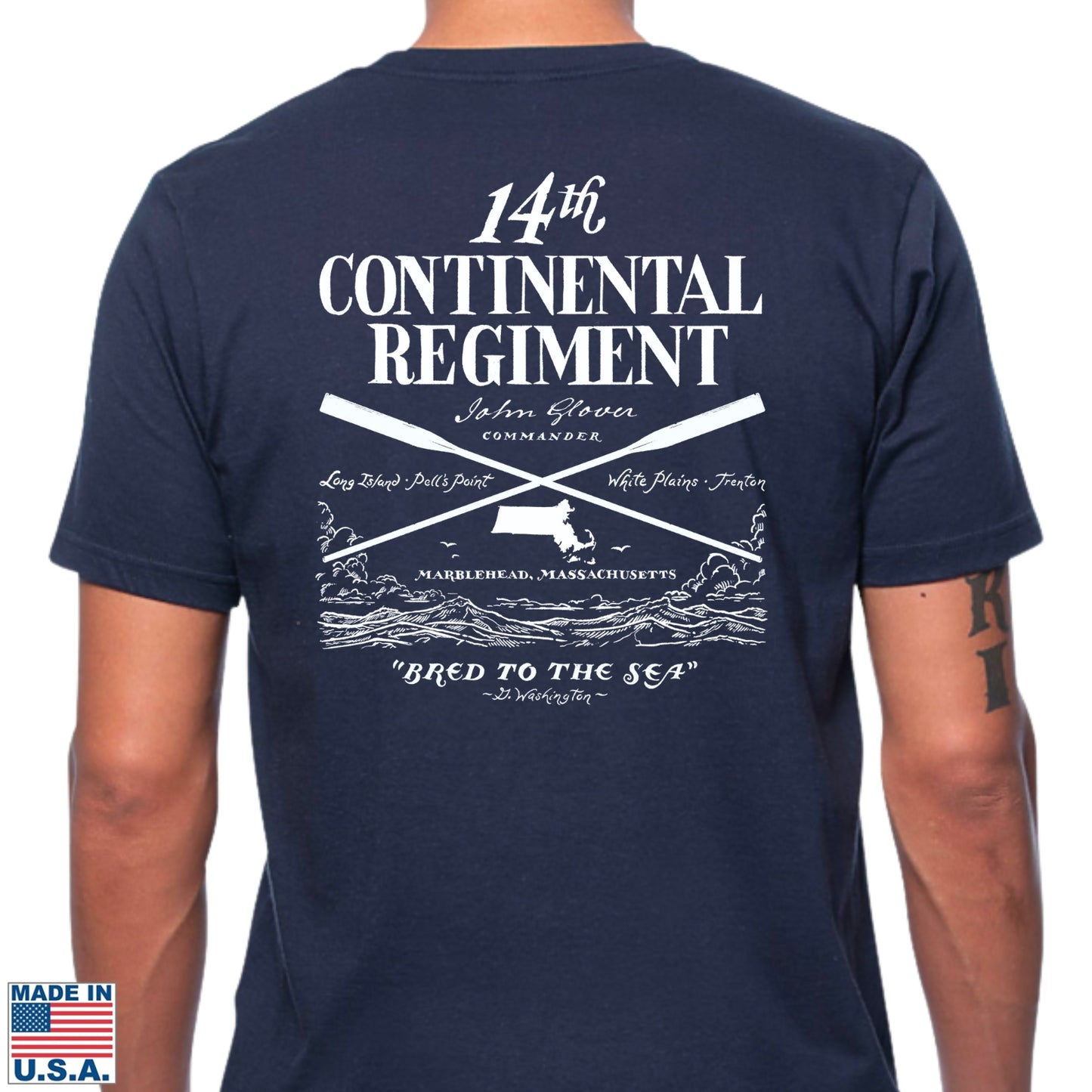 "Glover's Company — 14th Regiment" Made in America Shirt