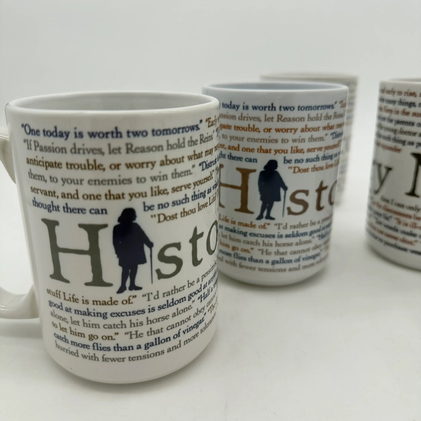 HISTORY NERD® Mug with Ben Franklin Quotes