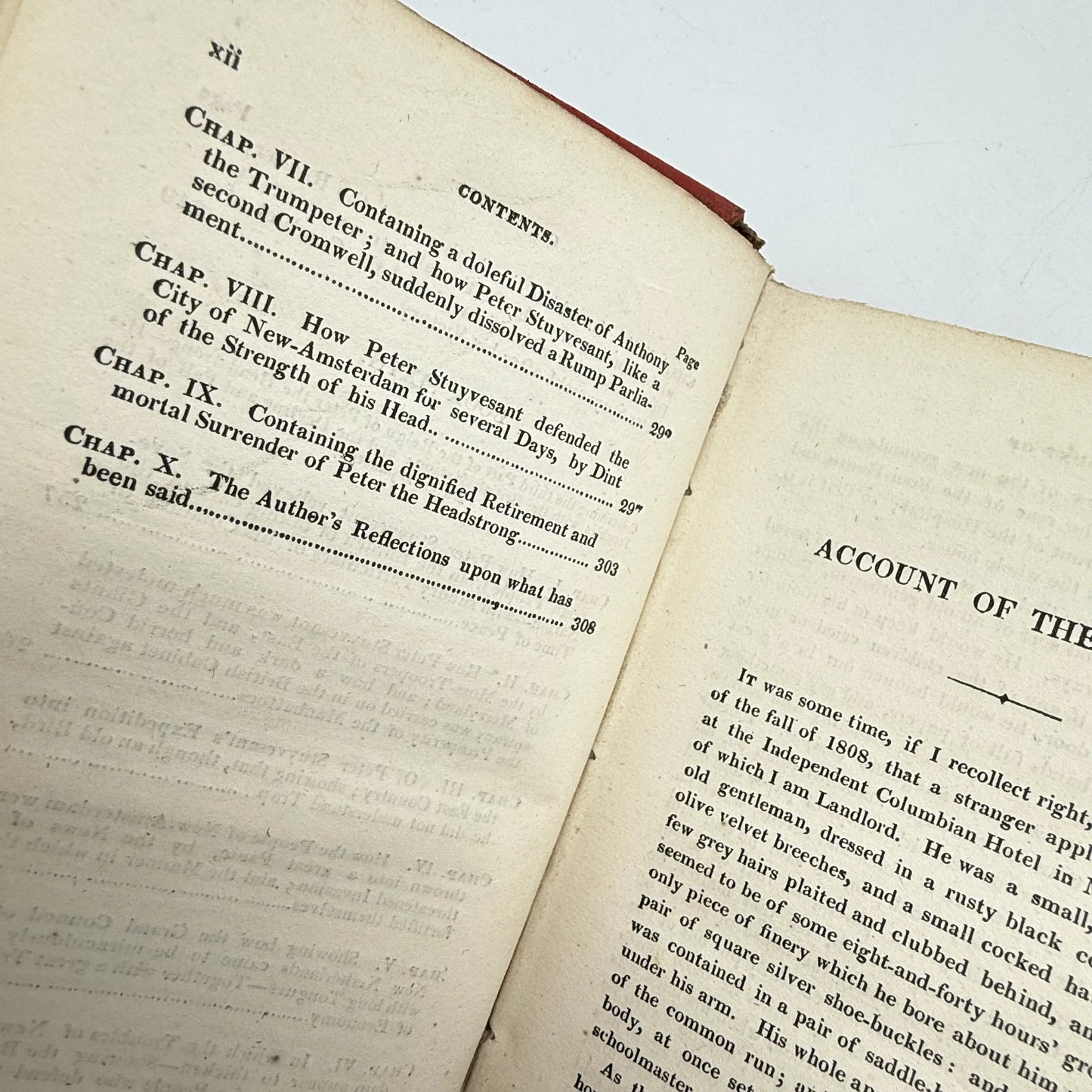 "A History of New York, From the Beginning of the World to the End of the Dutch Dynasty" — 1828