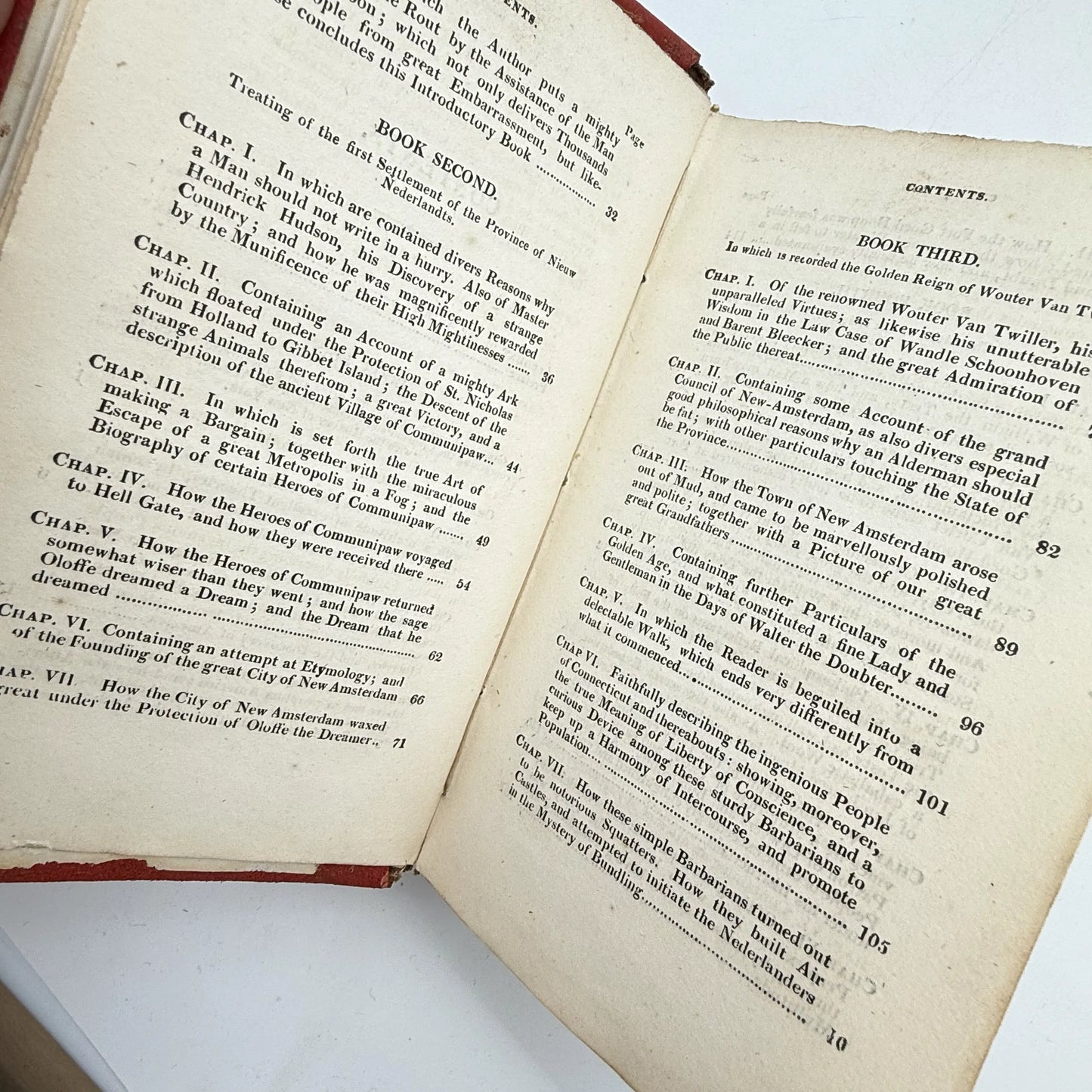 "A History of New York, From the Beginning of the World to the End of the Dutch Dynasty" — 1828