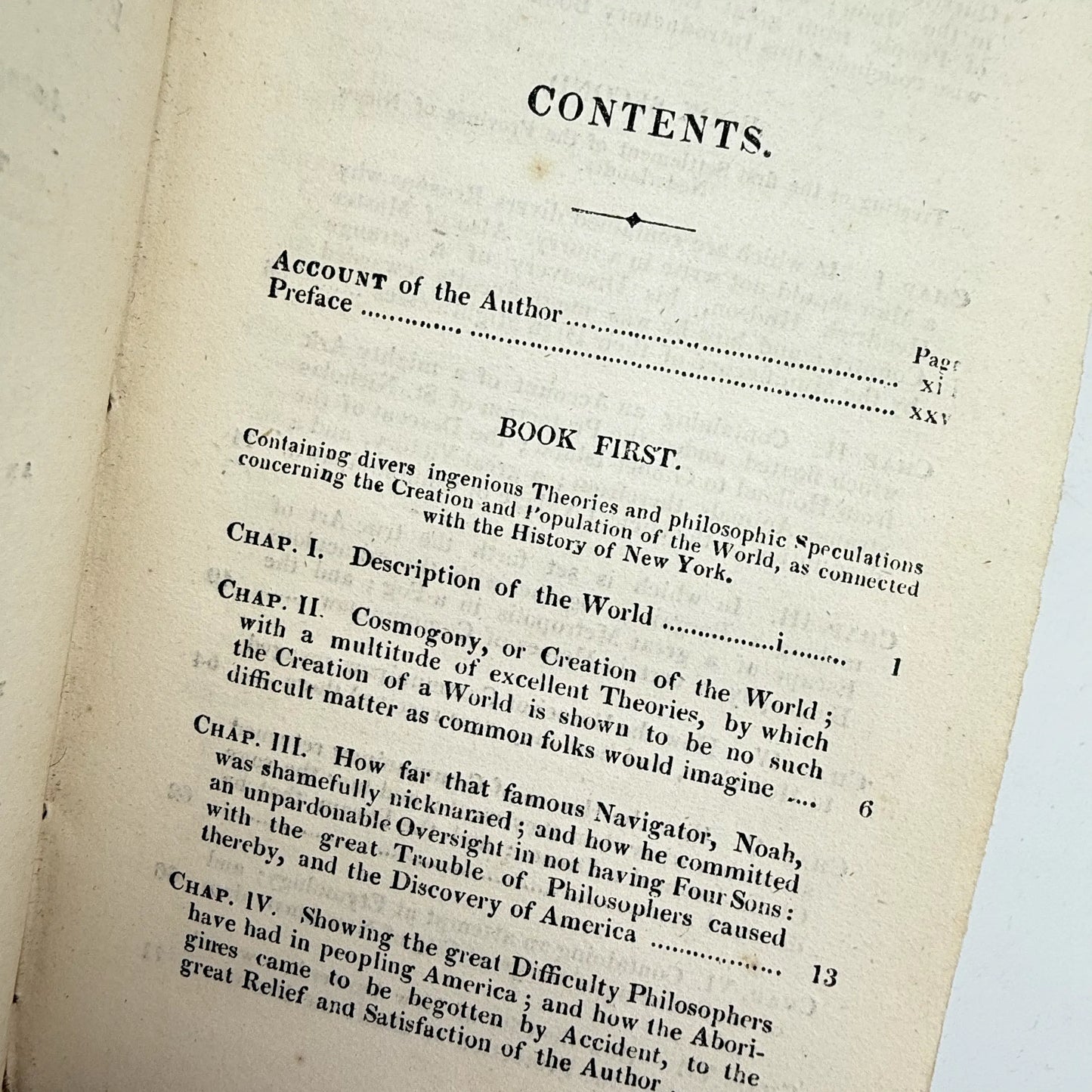 "A History of New York, From the Beginning of the World to the End of the Dutch Dynasty" — 1828