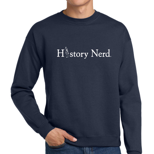 HISTORY NERD® with Winston Churchill Crewneck sweatshirt