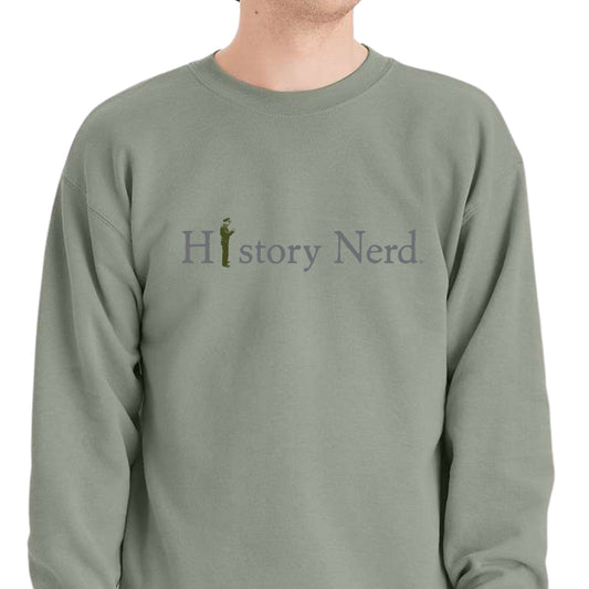HISTORY NERD® with General Dwight D. Eisenhower (“Ike”) Crewneck sweatshirt