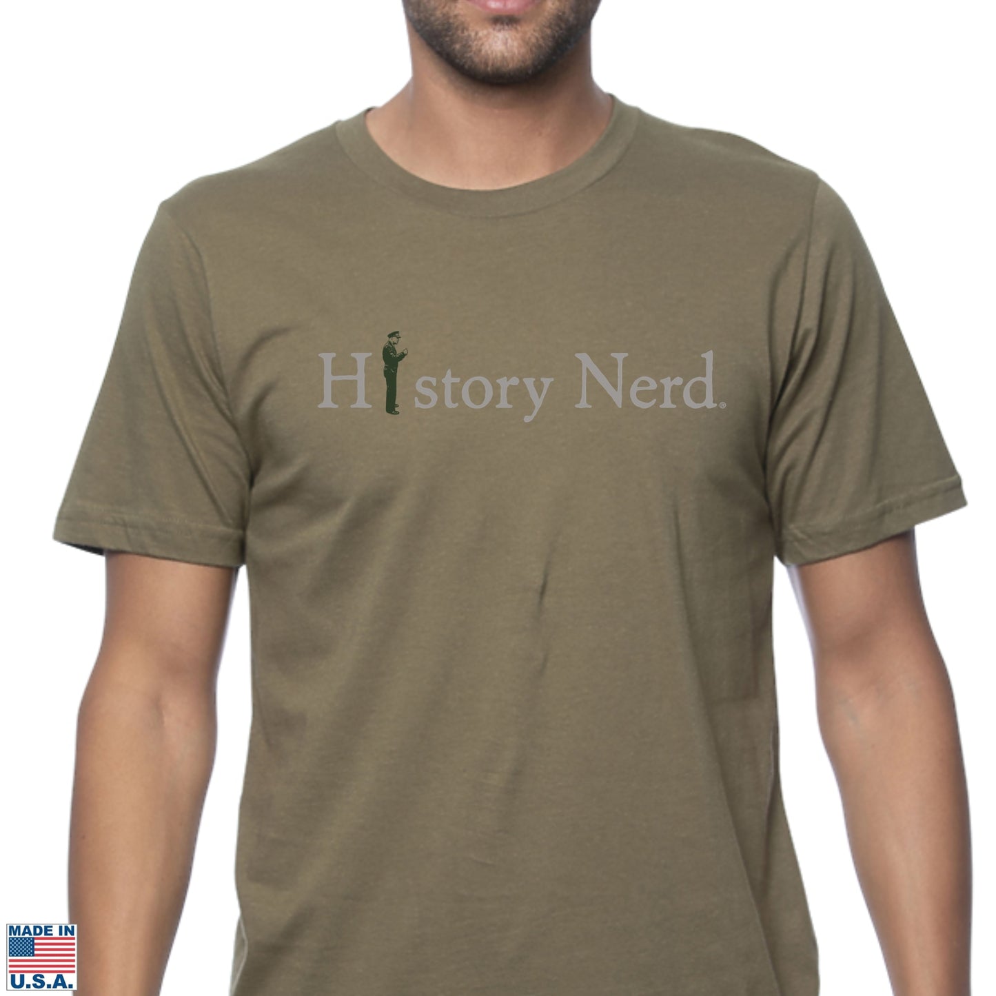 HISTORY NERD® with General Dwight D. Eisenhower (“Ike”) Shirt — Made in America