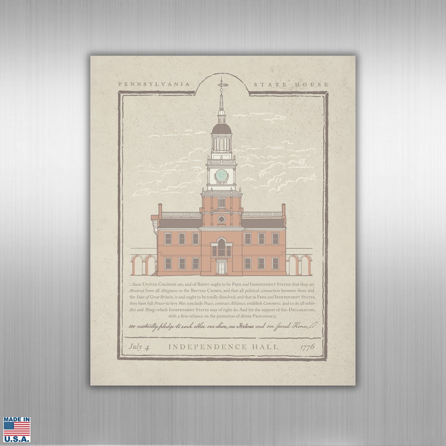 "Independence Hall" 250th Anniversary Magnet