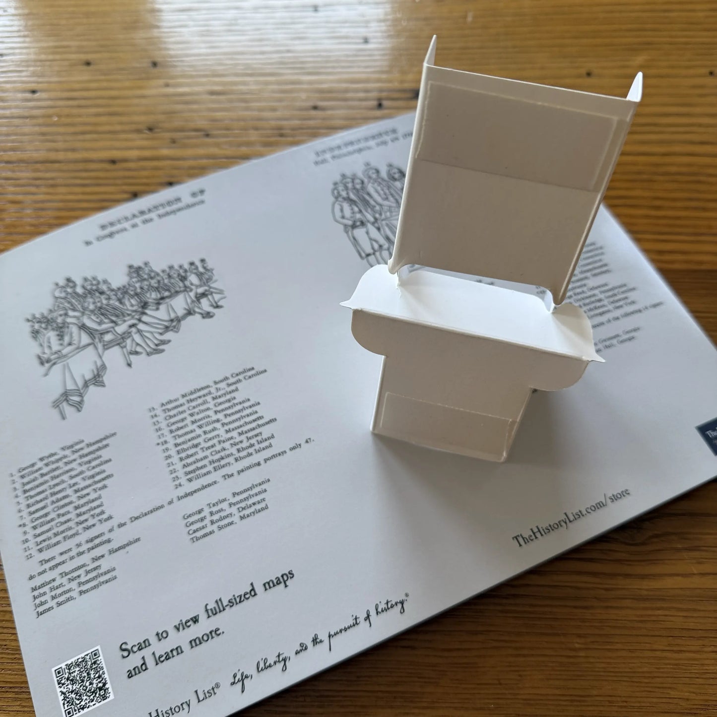 1776 Declaration of Independence Advent Calendar — with special mailing envelope