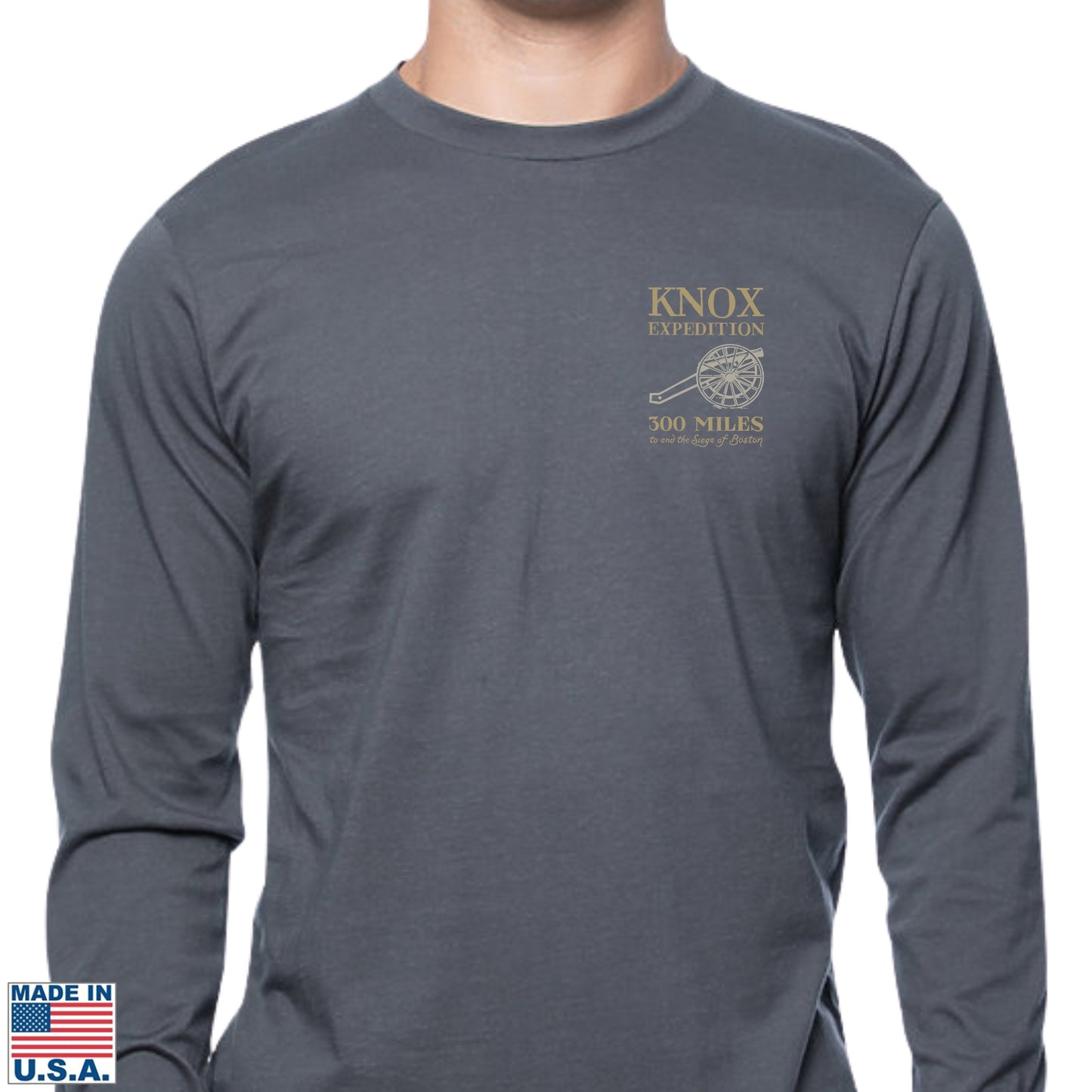 Henry Knox's Noble Train of Artillery Long-sleeved shirt — Made in America