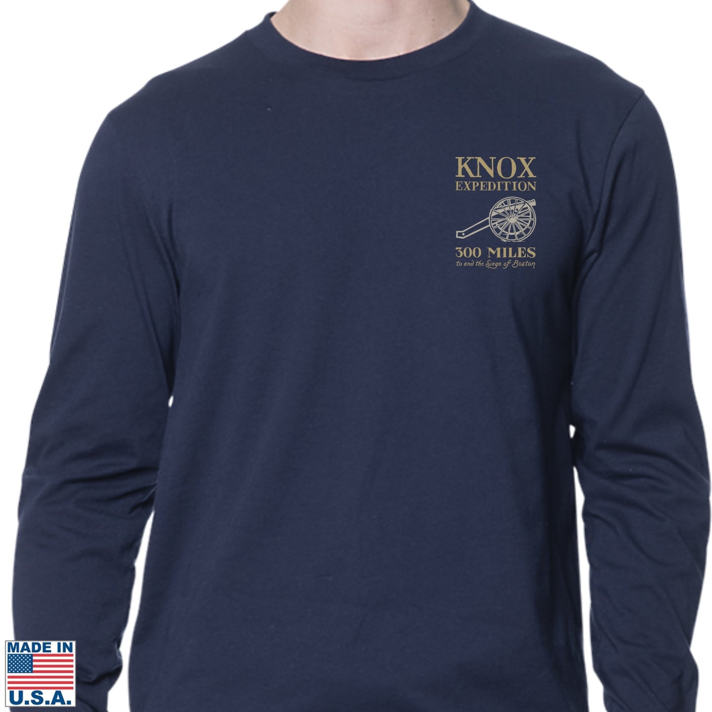 Henry Knox's Noble Train of Artillery Long-sleeved shirt — Made in America