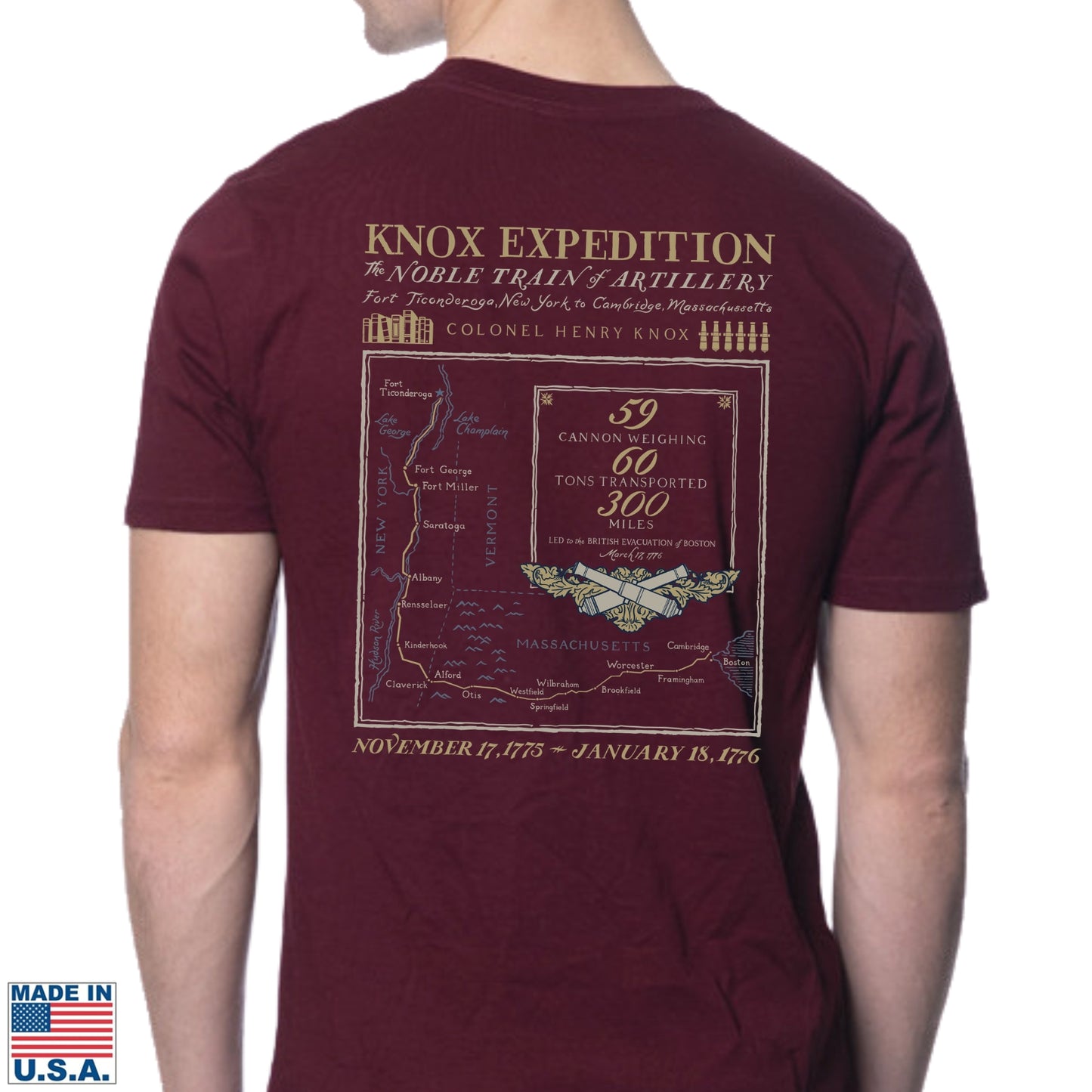 Henry Knox's Noble Train of Artillery Shirt — Made in America
