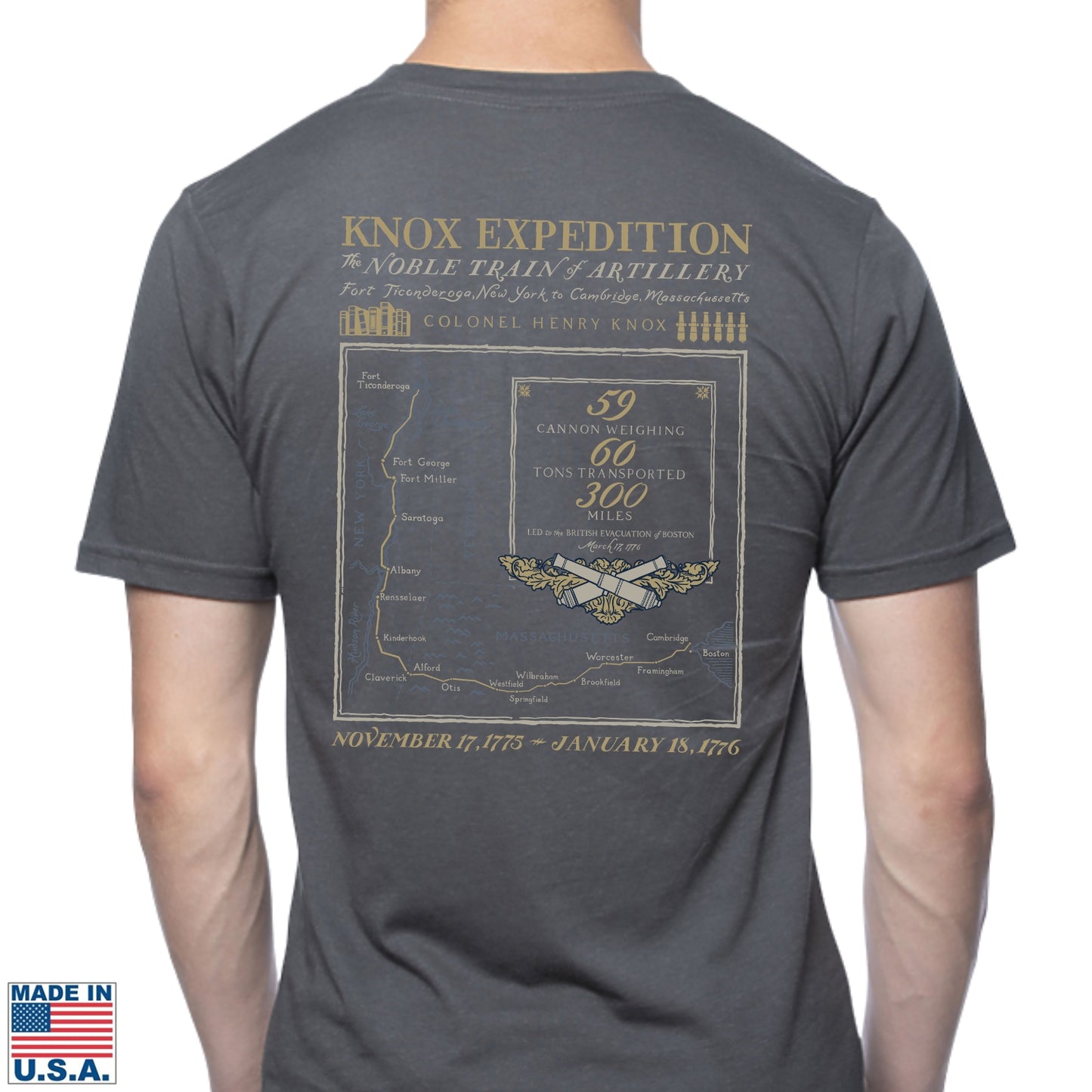 Henry Knox's Noble Train of Artillery Shirt — Made in America